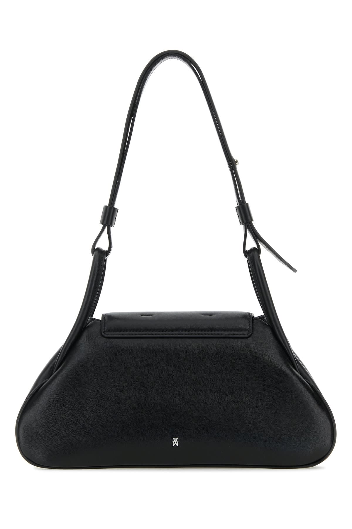 トートバッグ AMINA MUADDI Gemini Small Nappa Black Silver Ha GEMINI SMALL