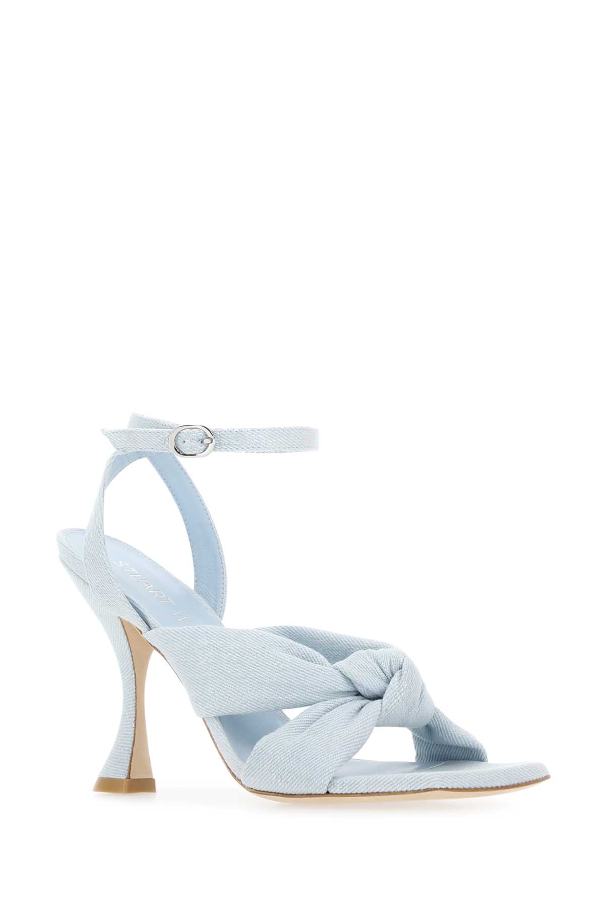 サンダル・ミュール STUART WEITZMAN Light-Blue Denim Playa Sandals Stuart Weitzman Light-blue Denim Playa Sandals | italist