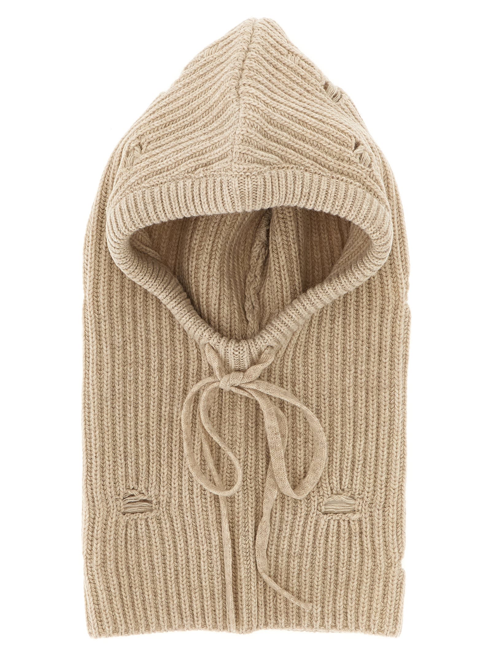 ニットキャップ・ビーニー MM6 Maison Margiela Distressed wool balaclava MM6 Maison Margiela Distressed Wool Balaclava | italist