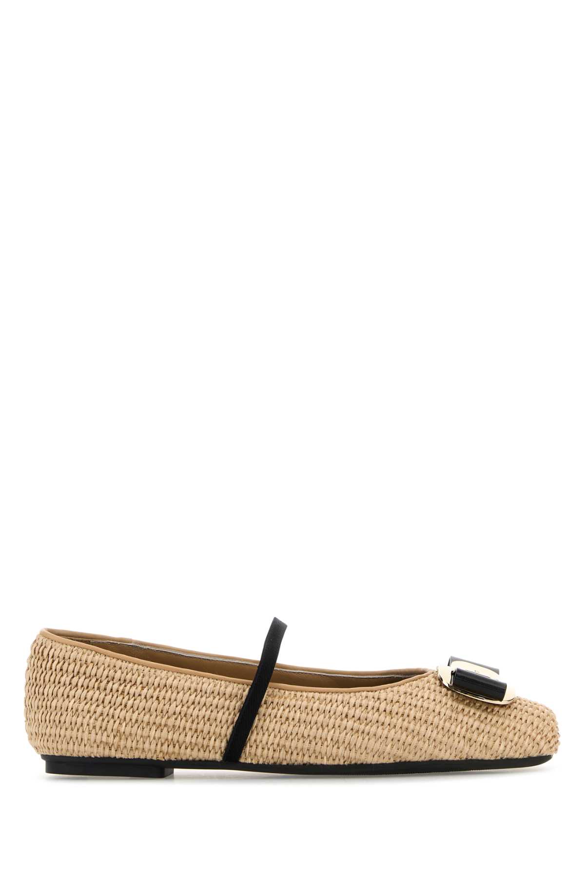 バレエシューズ SALVATORE FERRAGAMO RAFFIA ZINA BALLERINAS Ferragamo Raffia Zina Ballerinas | italist