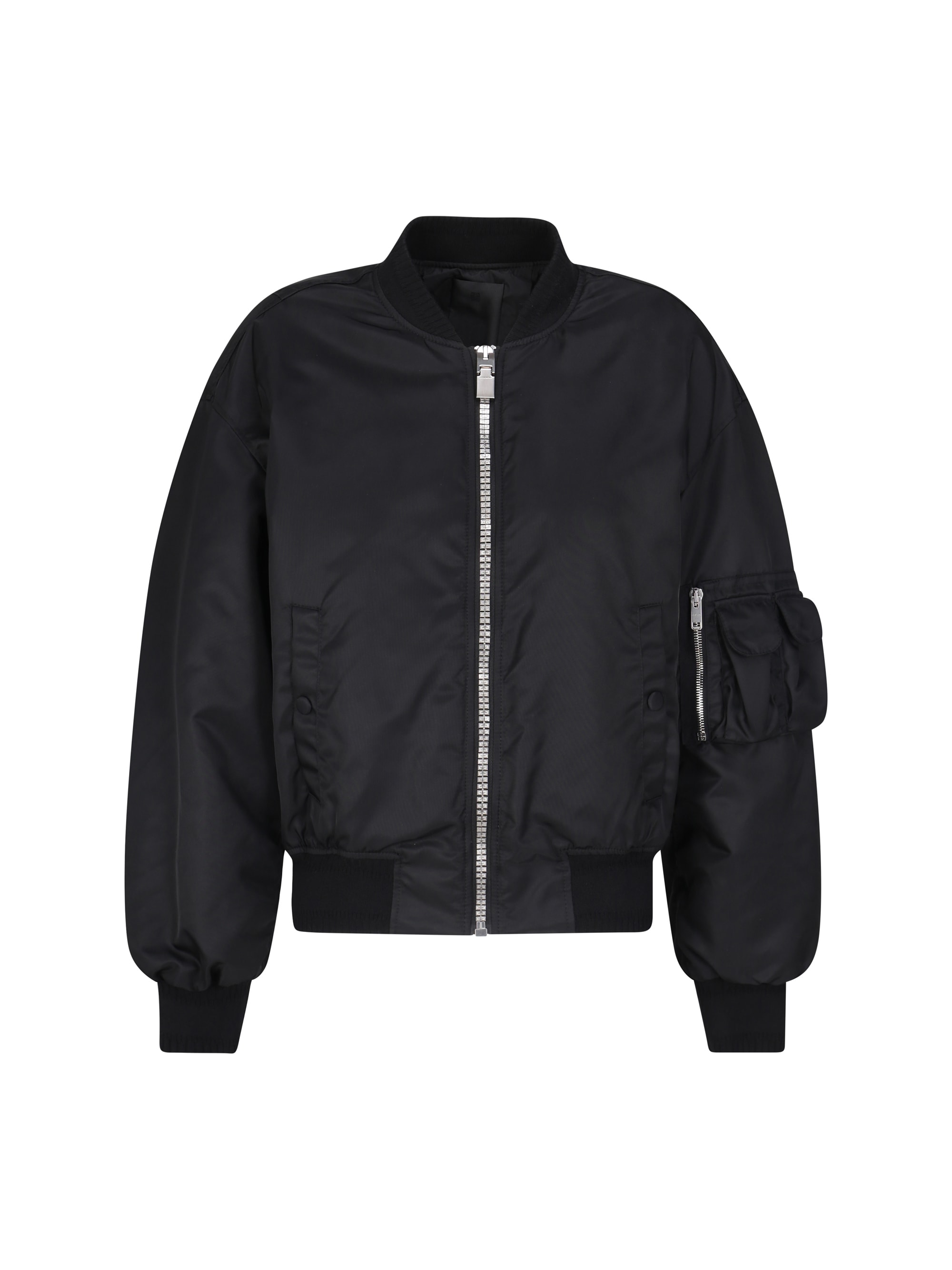 Black Givenchy Bomber Jacket With Pocket Detail | italist