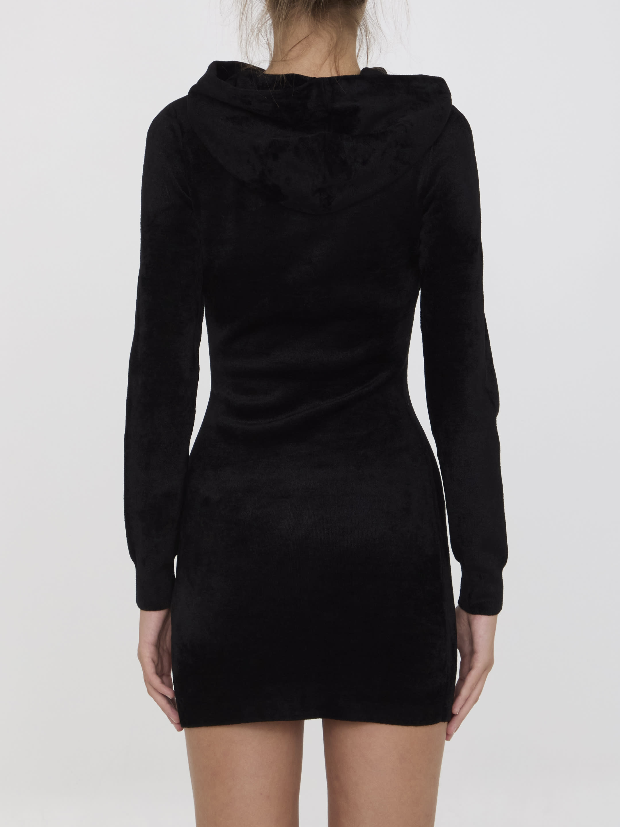 【送料&関税込】Alexander Wang Mini Dress With Embossed Logo Logo-Embossed Mini Dress