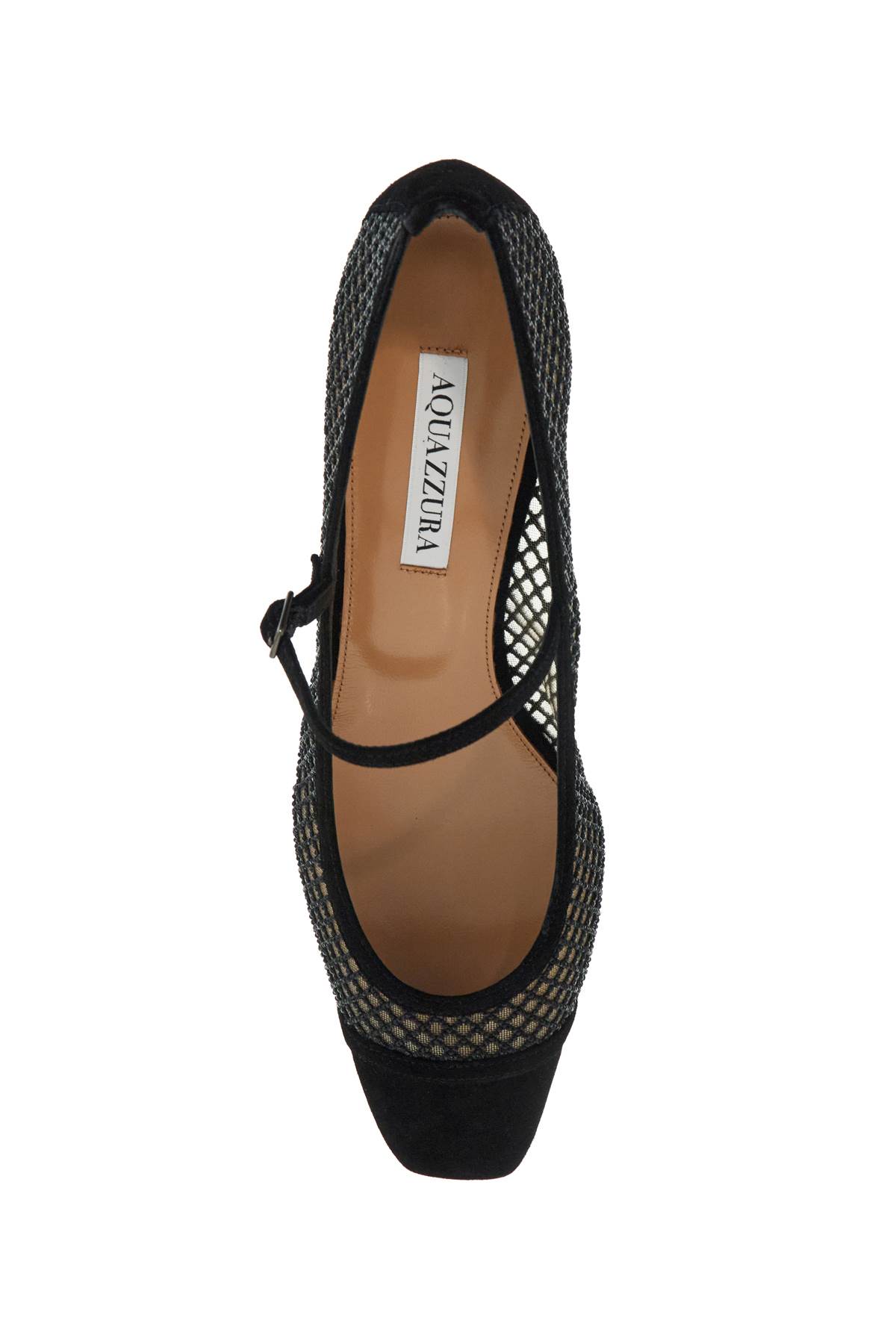 【送料&関税込】Aquazzura Mayor Crystal DA¨colletA¨ Aquazzura Mayor crystals mesh pumps 35 - High Heels
