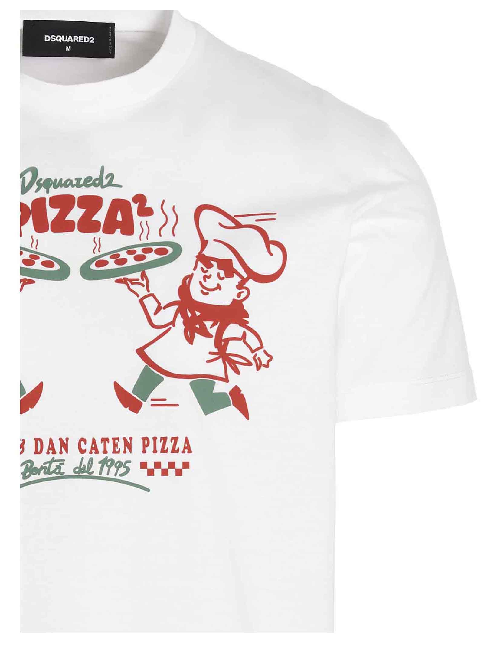 【送料&関税込】Dsquared2 Pizza Twins T-shirt Dsquared2 'pizza Twins T-shirt | italist