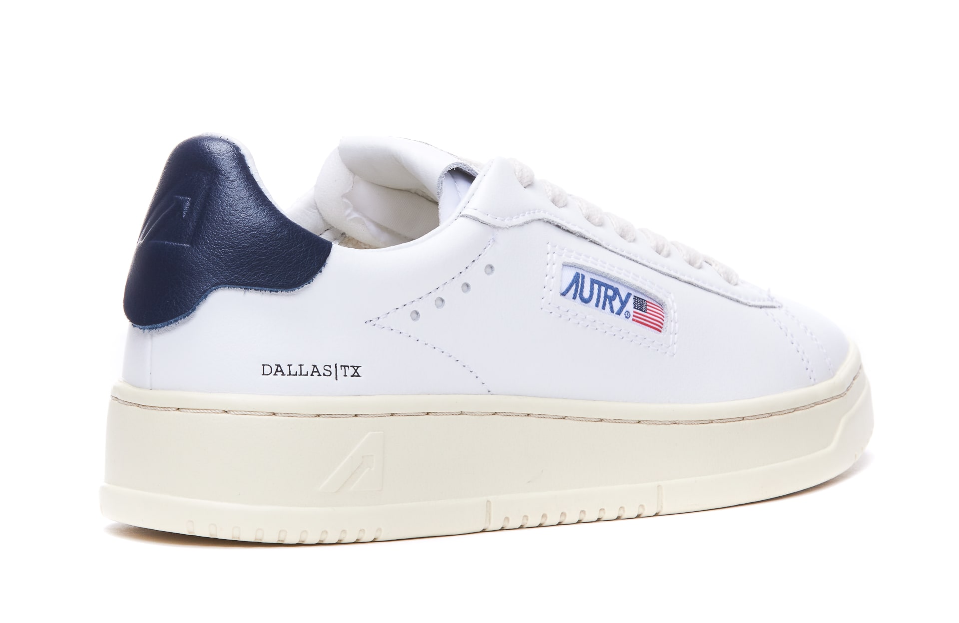 ★送料無料★AUTRY WOMENS DALLAS LOW SNEAKERS ADLW NW05 Autry Dallas Low Sneakers In White And Black Leather