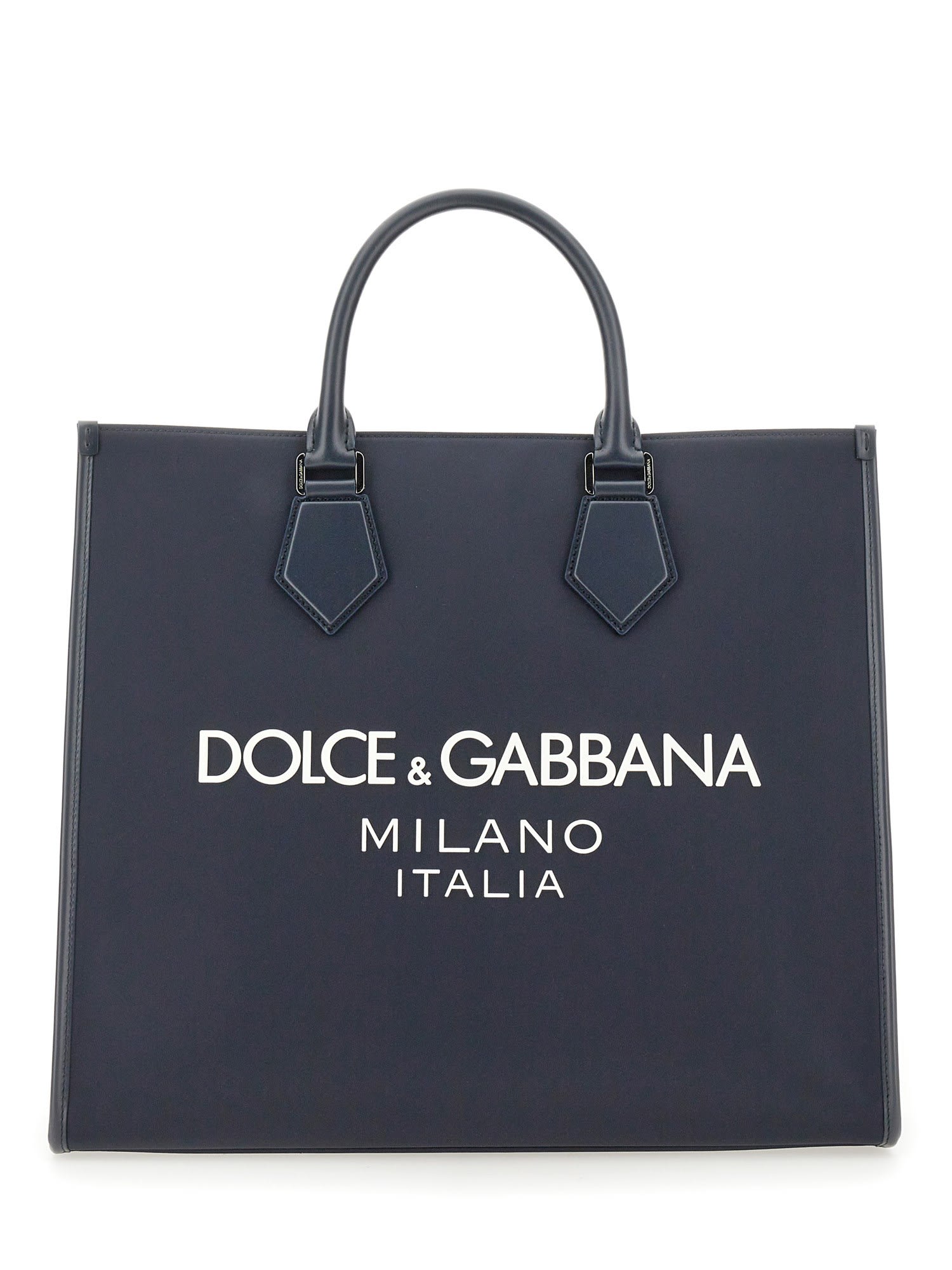 【関税＆送料込み】Dolce & Gabbana Adamo Shopping Bag In Wo Dolce & Gabbana Logo Adamo Shopping Bag | italist