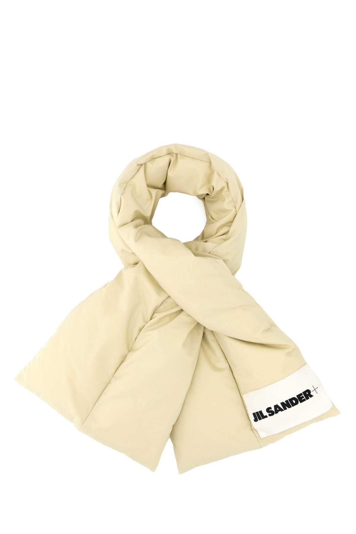 Jil Sander Cream Cotton Scarf | italist