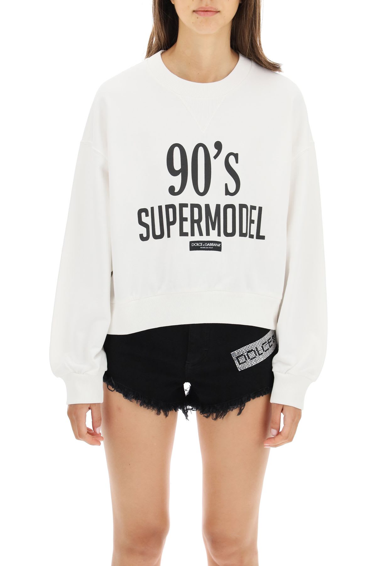 Dolce & Gabbana Cropped Sweatshirt 90's Supermodel | italist, ALWAYS LIKE A  SALE