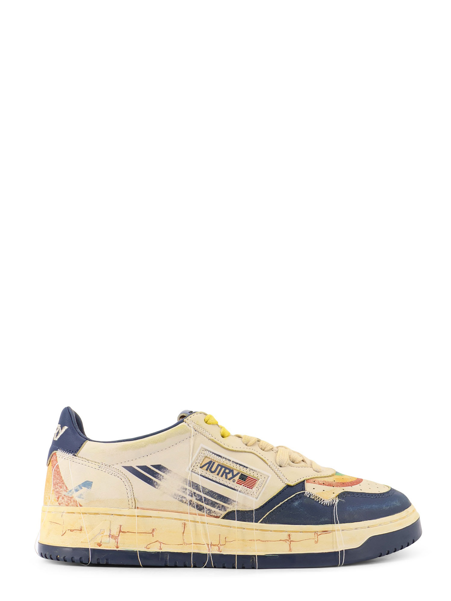 Autry Super Vintage Leather Low-top Sneakers | italist Autry Super Vintage Leather Low-top Sneakers | italist