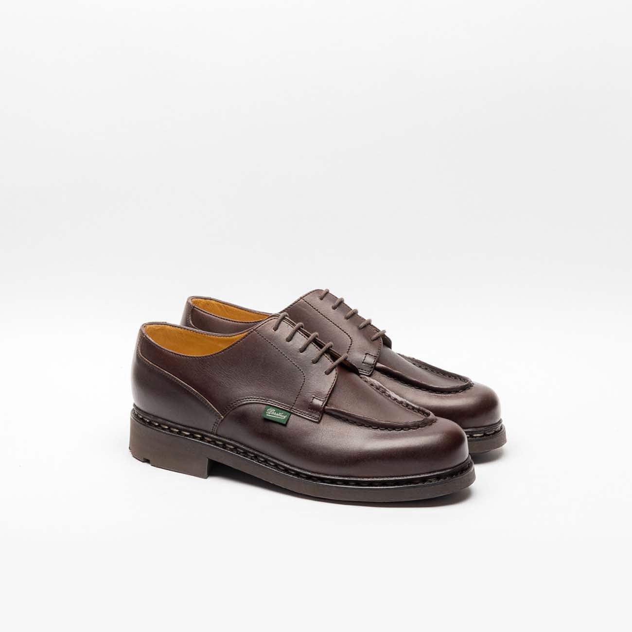 Paraboot Chambord Tex Brown Calf Derby Shoe | italist, ALWAYS LIKE