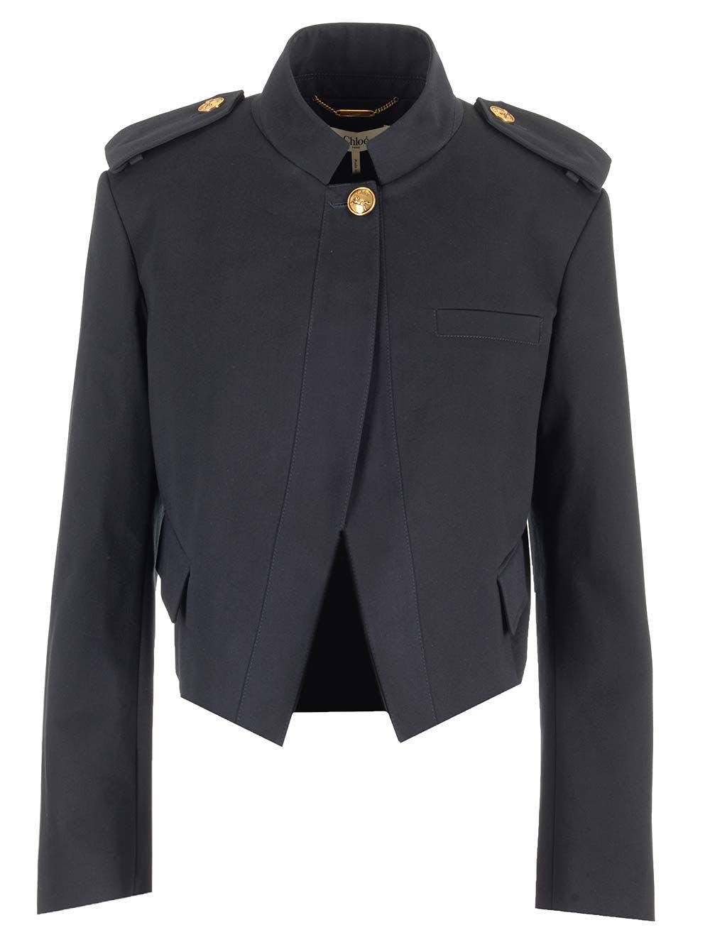 Chloé Military Style Jacket | italist Chloé Military Style Jacket | italist