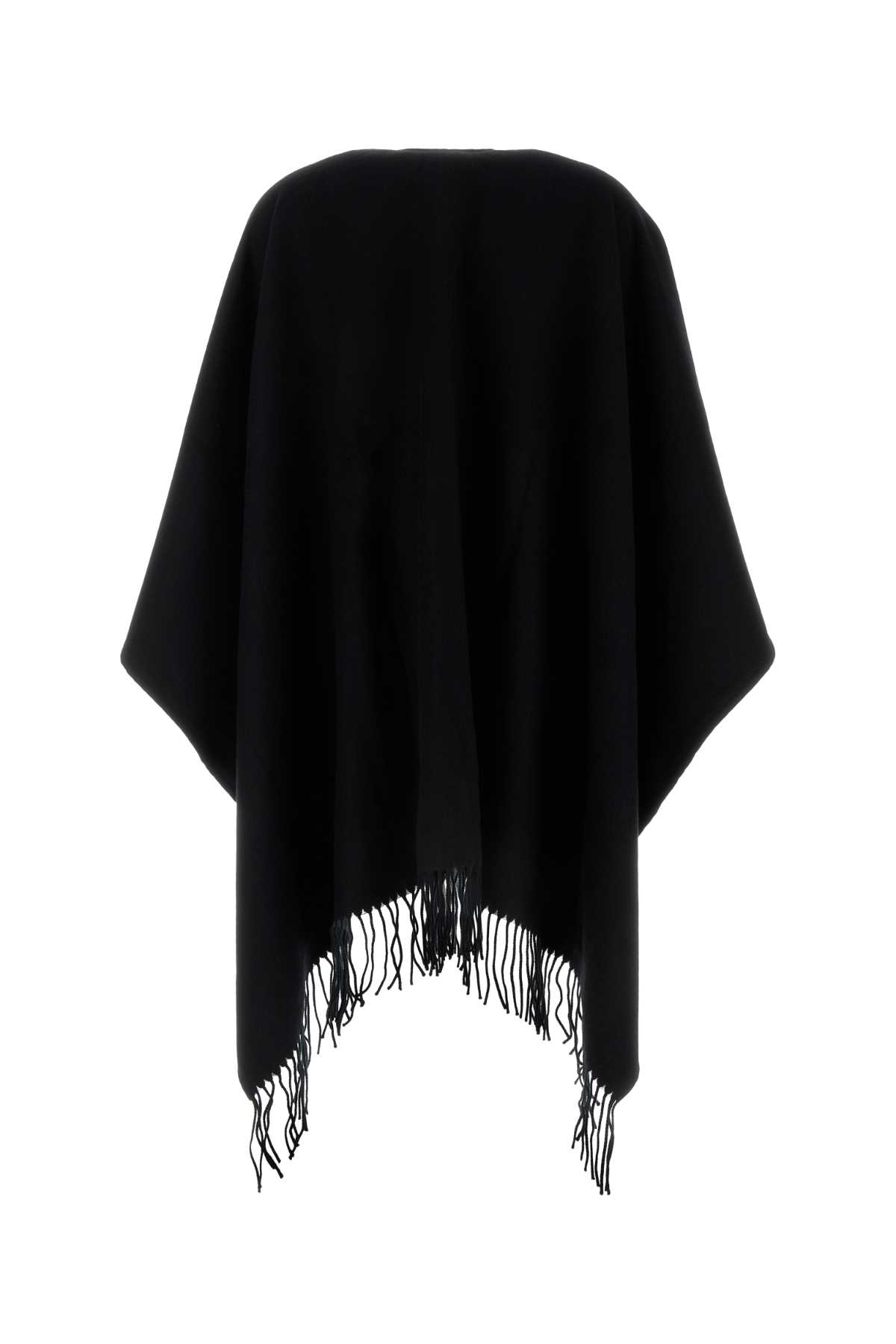 【関税&送料込】Valentino Garavani Black Cashmere Cape Valentino Garavani Black Cashmere Cape | italist