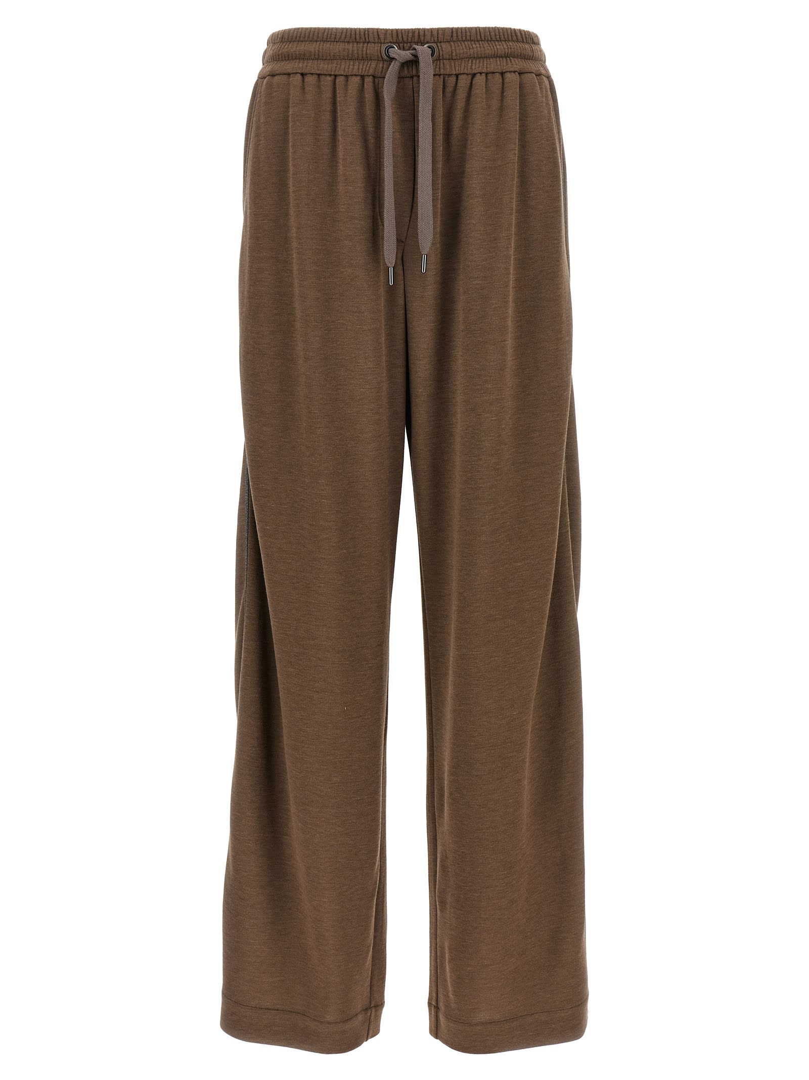 ボトムスその他 BRUNELLO CUCINELLI 'Shiny Trims' joggers (MP828SM689 C9122) Brunello cucinelli 'shiny trims' joggers available on julian