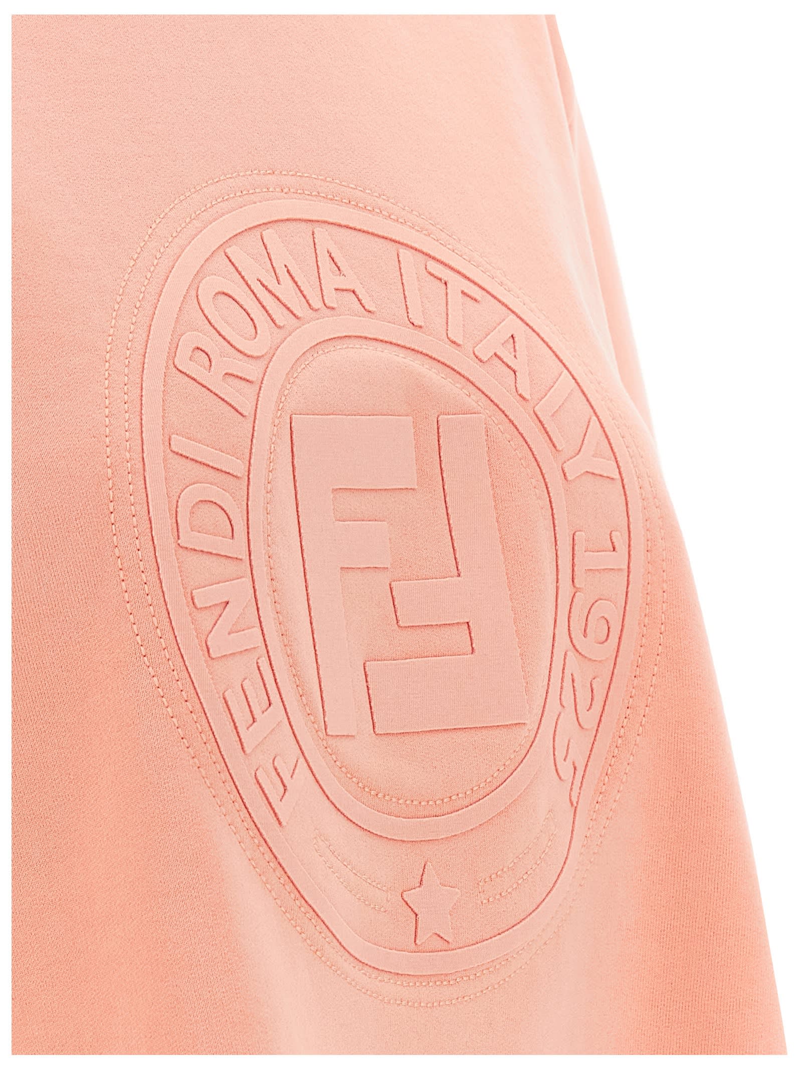 Tシャツ・カットソー fendi 3D 'FENDI ROMA' SWEATSHIRT Authentic Fendi Roma Italy Big Logo Sweatshirt Long Sleeve