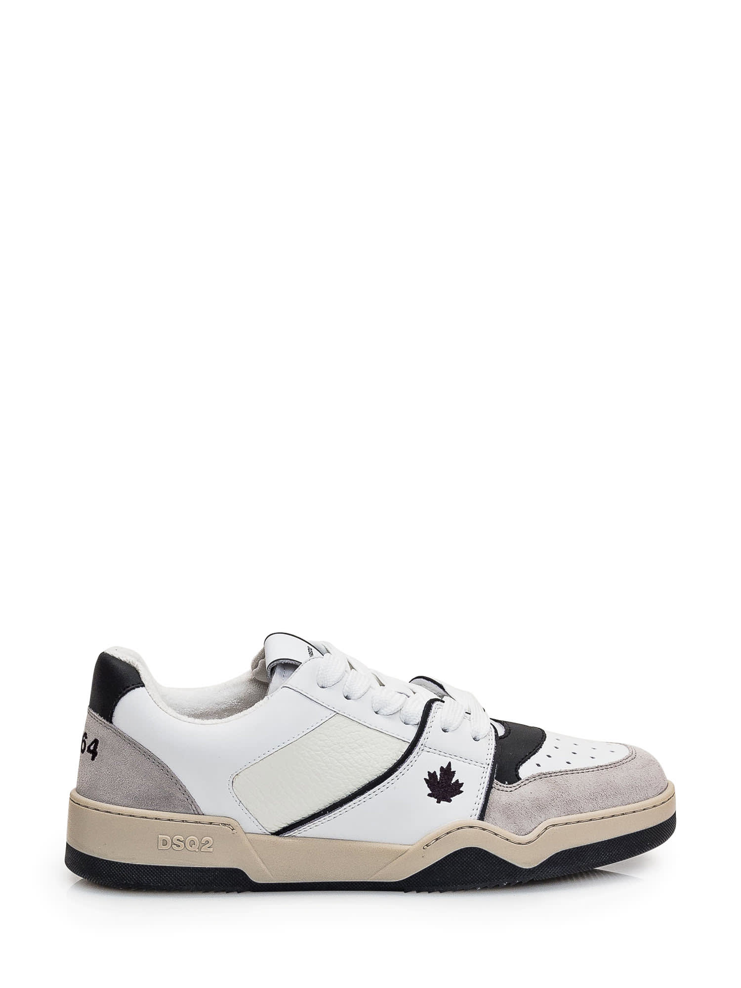 Dsquared2 Spiker Leather Sneakers | italist