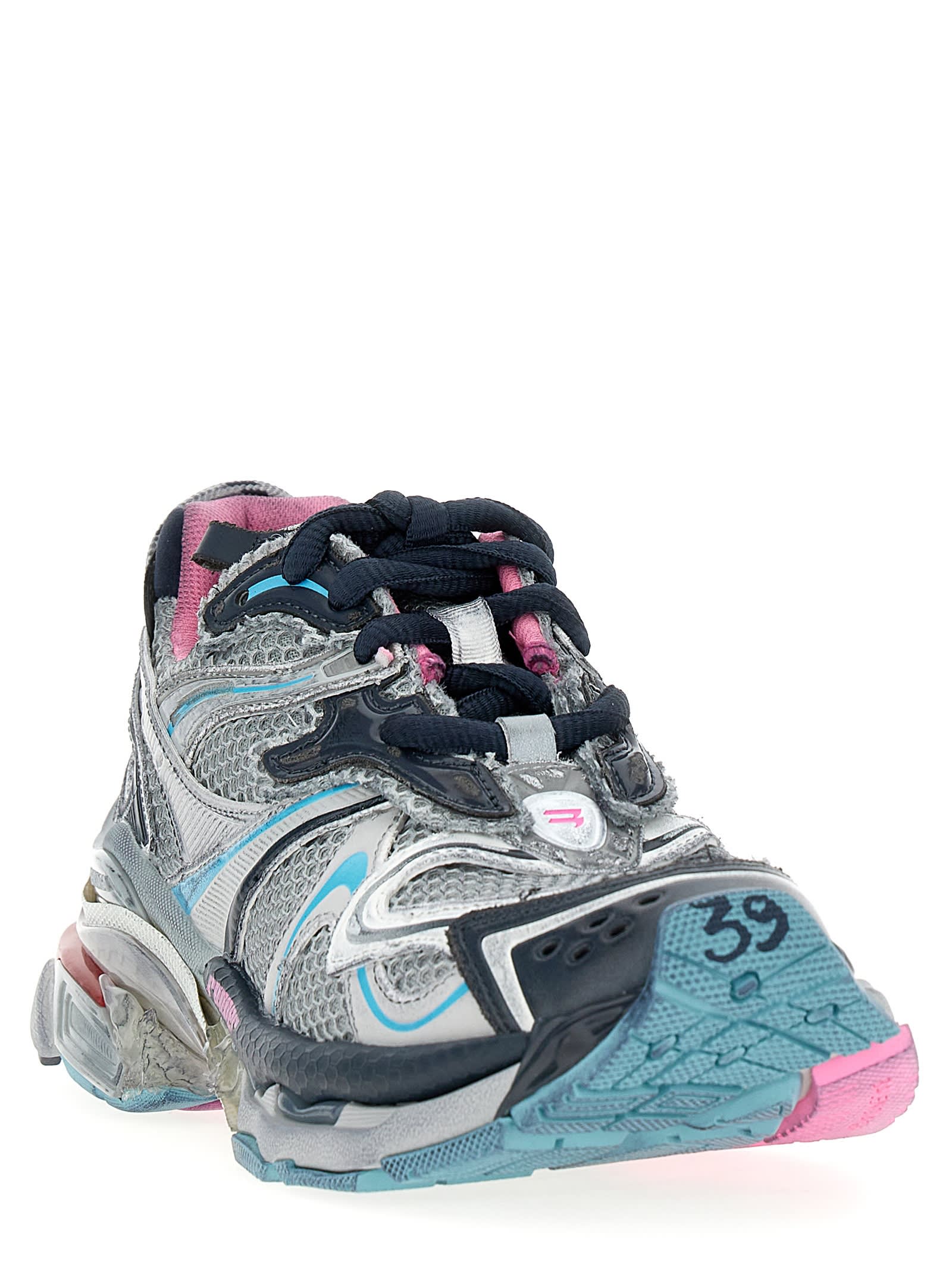 スニーカー BALENCIAGA SS25 RUNNER 2 LEATHER (779066 W3RXP9402) Balenciaga Runner 2 White, Yellow & Black | END. (US)