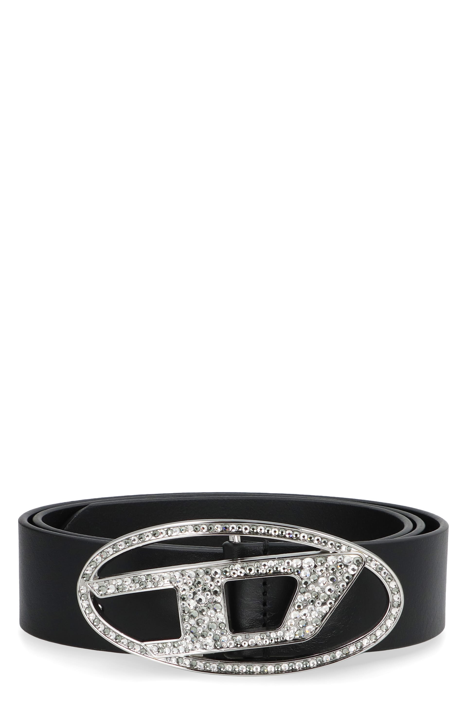 Diesel B-1dr Strass Leather Belt | italist