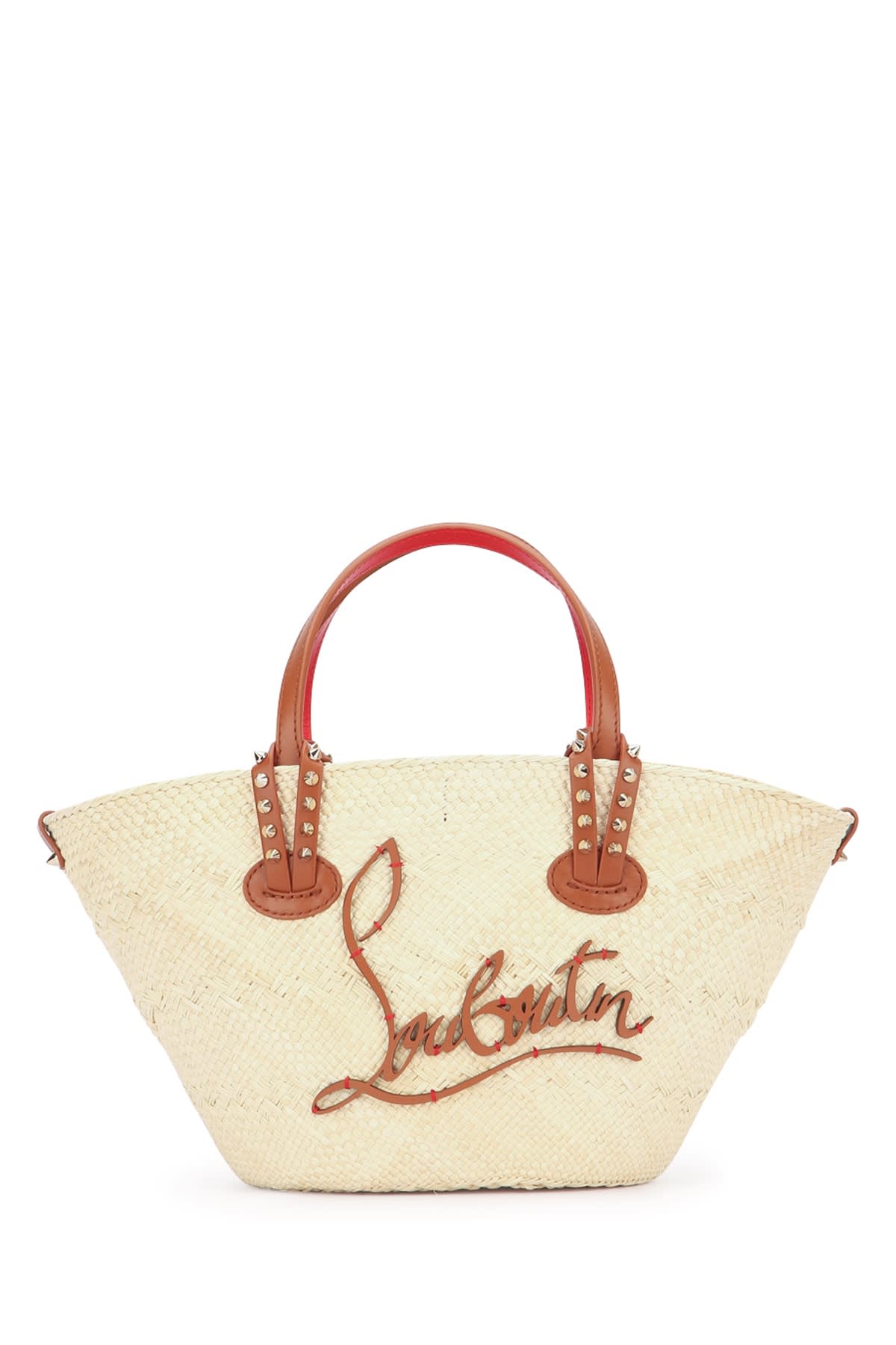 Christian Louboutin Cabata Basket Bag Mini Raffia/calf Paris