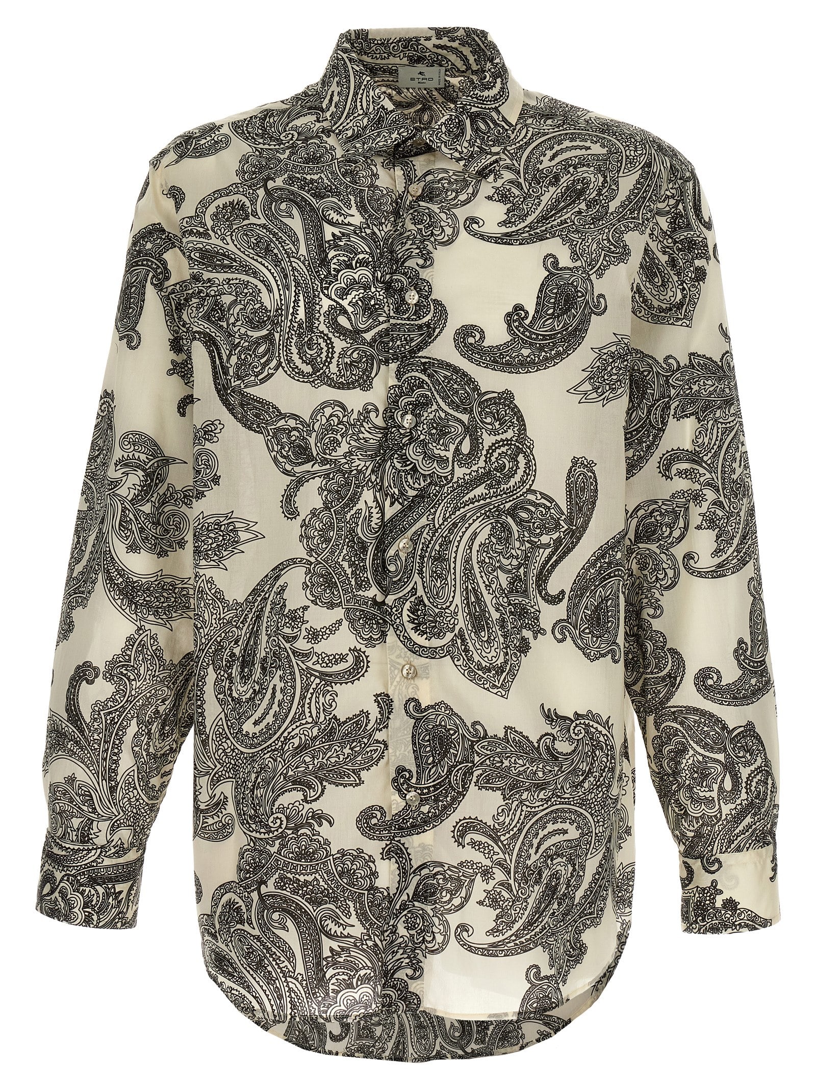 Tシャツ・カットソー ETRO SOHO SHIRT (MRIC0012.99SA588 X0800 STAMPA FDO BIANCO) Etro Soho Shirt MRIC0012.99SA588-X0800 STAMPA F | IlDuomo