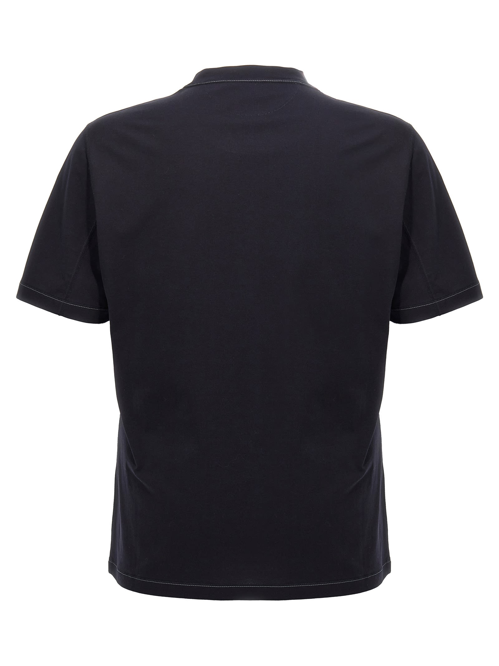 BRUNELLO CUCINELLI ロコ刺繍クルネックTシャツ 【関税込】 BRUNELLO CUCINELLI ロコ刺繍クルネックTシャツ 【関税込