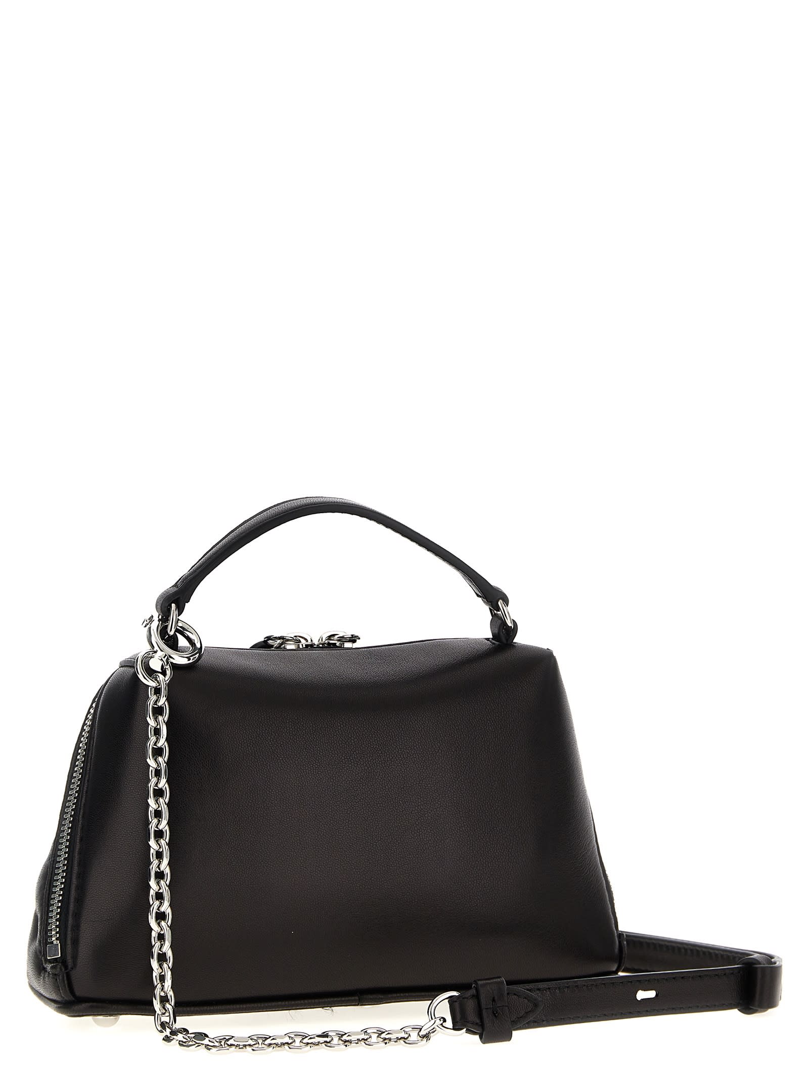 国内発送☆Maison Margiela☆Glam Slam Trapezoid Bag/BLACK Maison Margiela メゾン マルジェラ FW25 GLAM SLAM EMBROIDERY