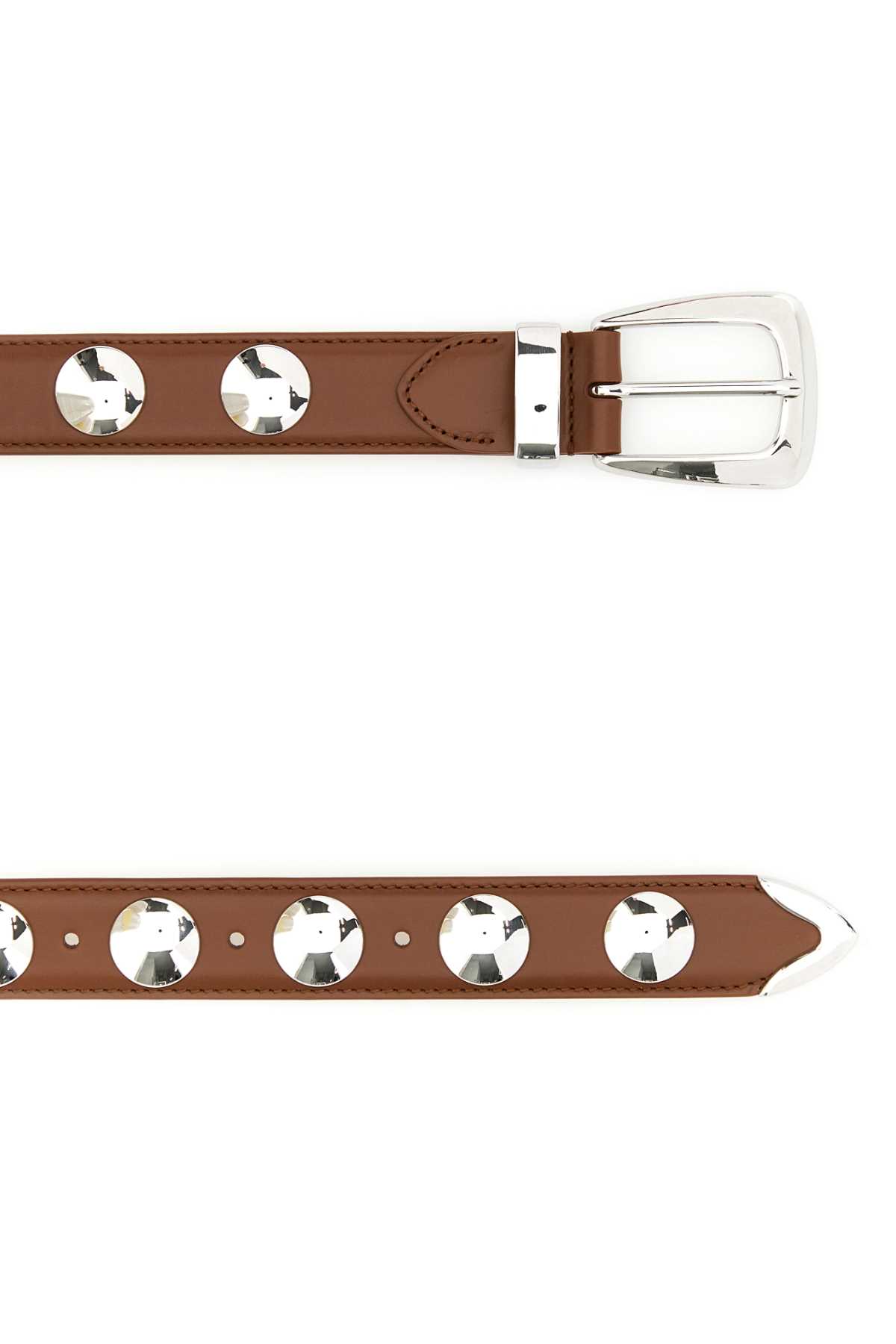 Khaite Biscuit Leather Benny Belt | italist