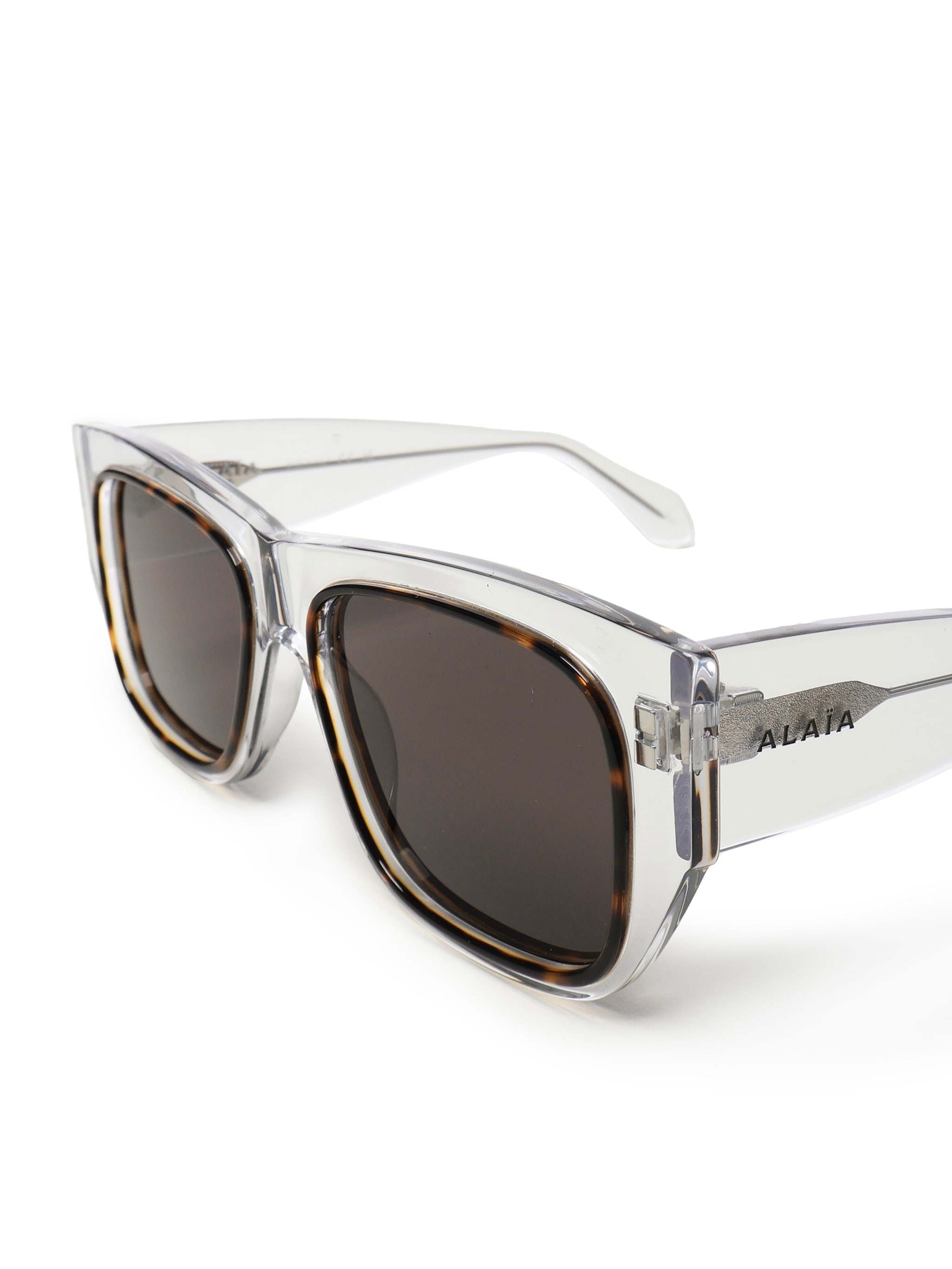 サングラス Alaia Occhiali Da Sole Mask ALAÏA BROWN MASK SUNGLASSES |ALAÏA CA