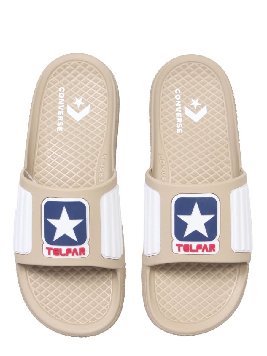 Telfar Rubber Slide Sandals | italist