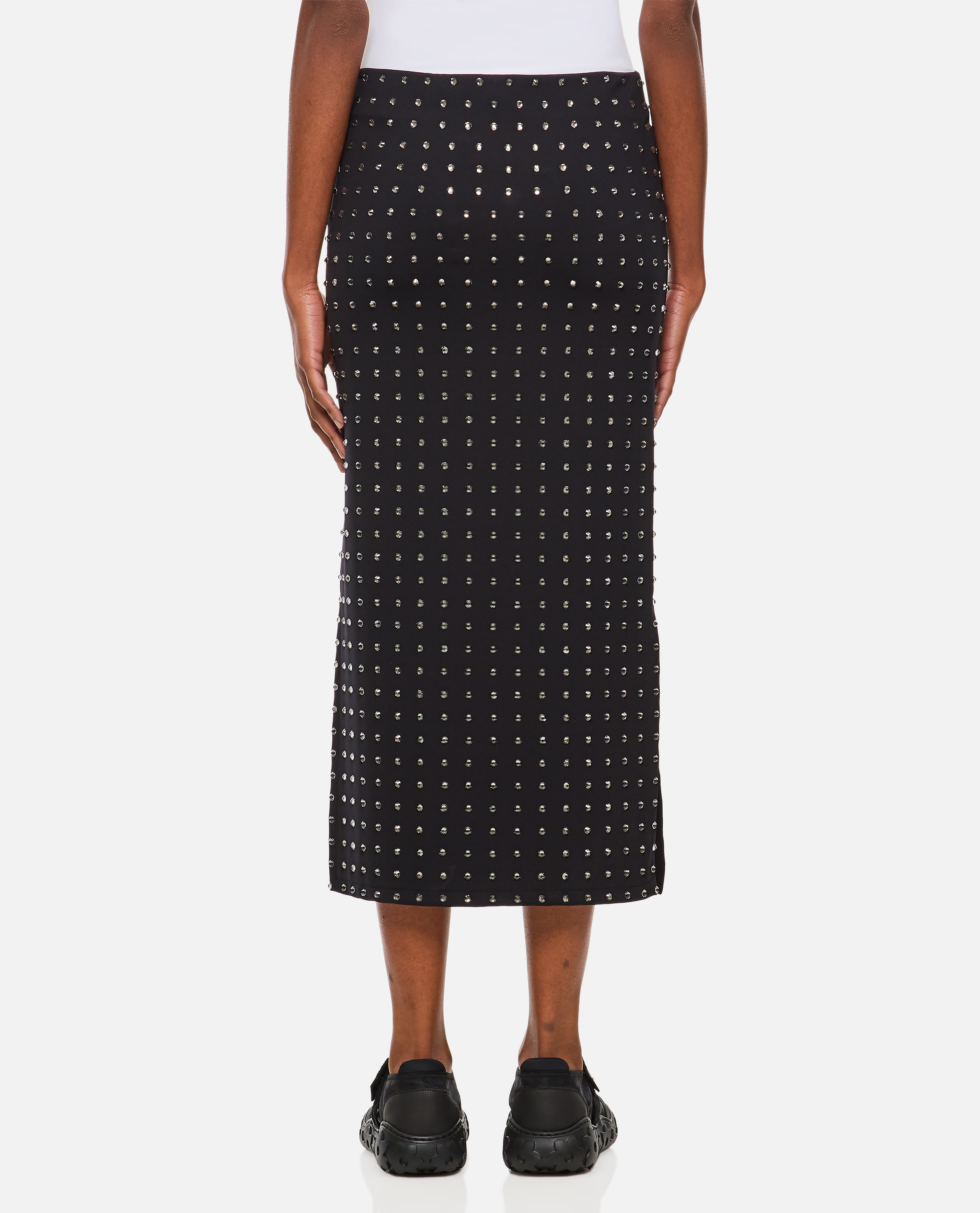スカート SPORTMAX NOME CRYSTAL LYCRA MIDI SKIRT SportMax Nome Crystal Lycra Midi Skirt | italist