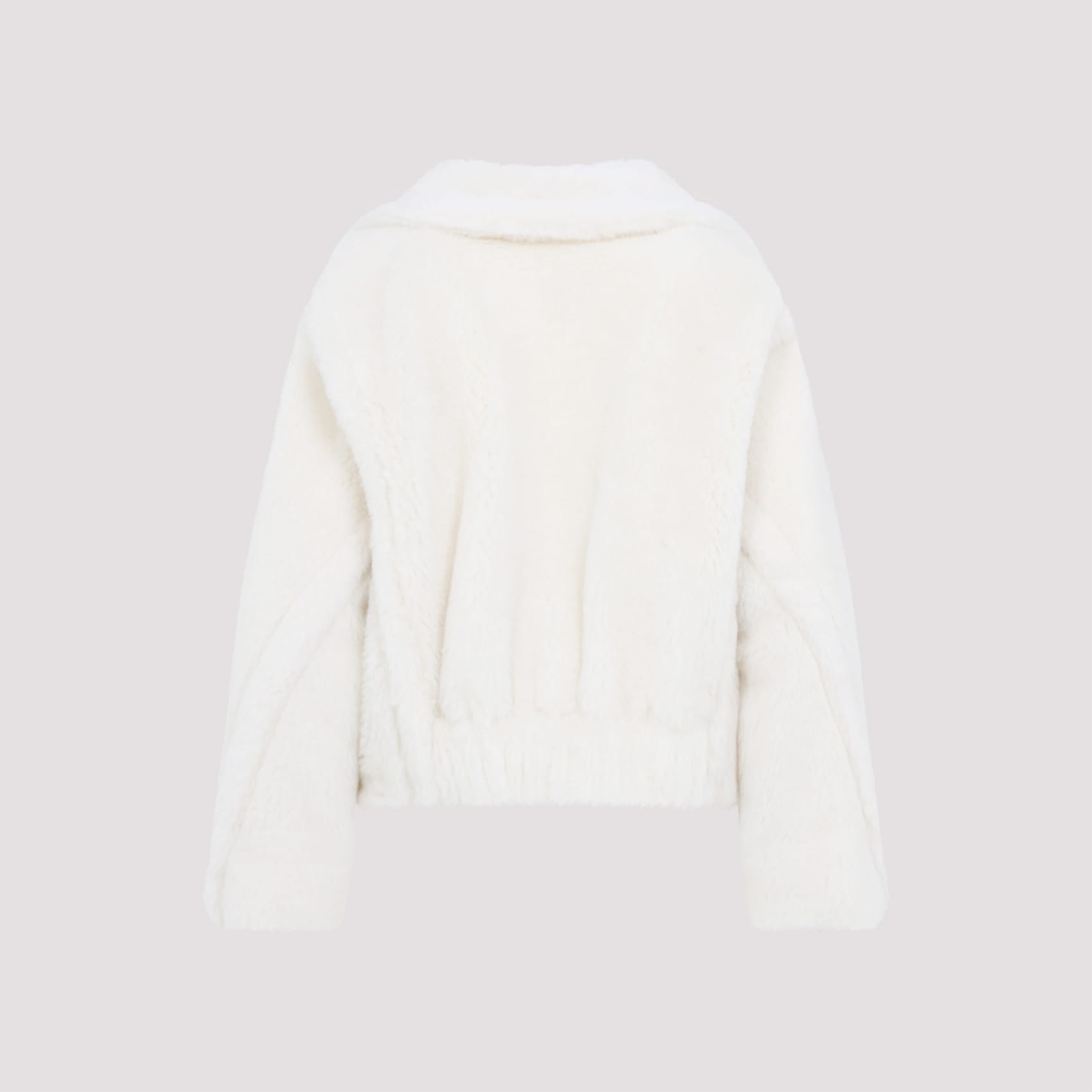 Max Mara Oggeri Teddy Short Biker Jacket | italist