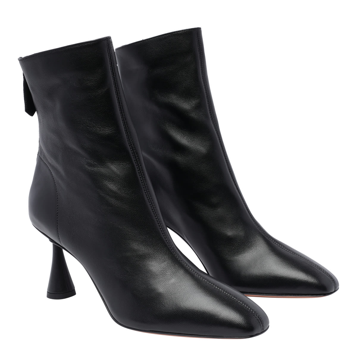 ロングブーツ AQUAZZURA Black Nappa Leather Amore Ankle Boots Aquazzura Black Nappa Leather Amore Ankle Boot – LOZURI®