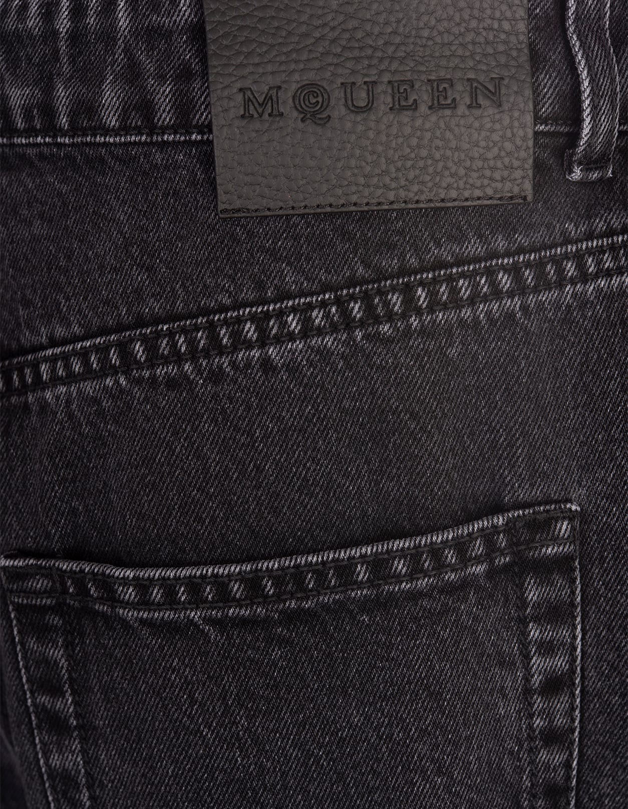 Alexander McQueen Wide-leg Skull Plaque Jeans | italist