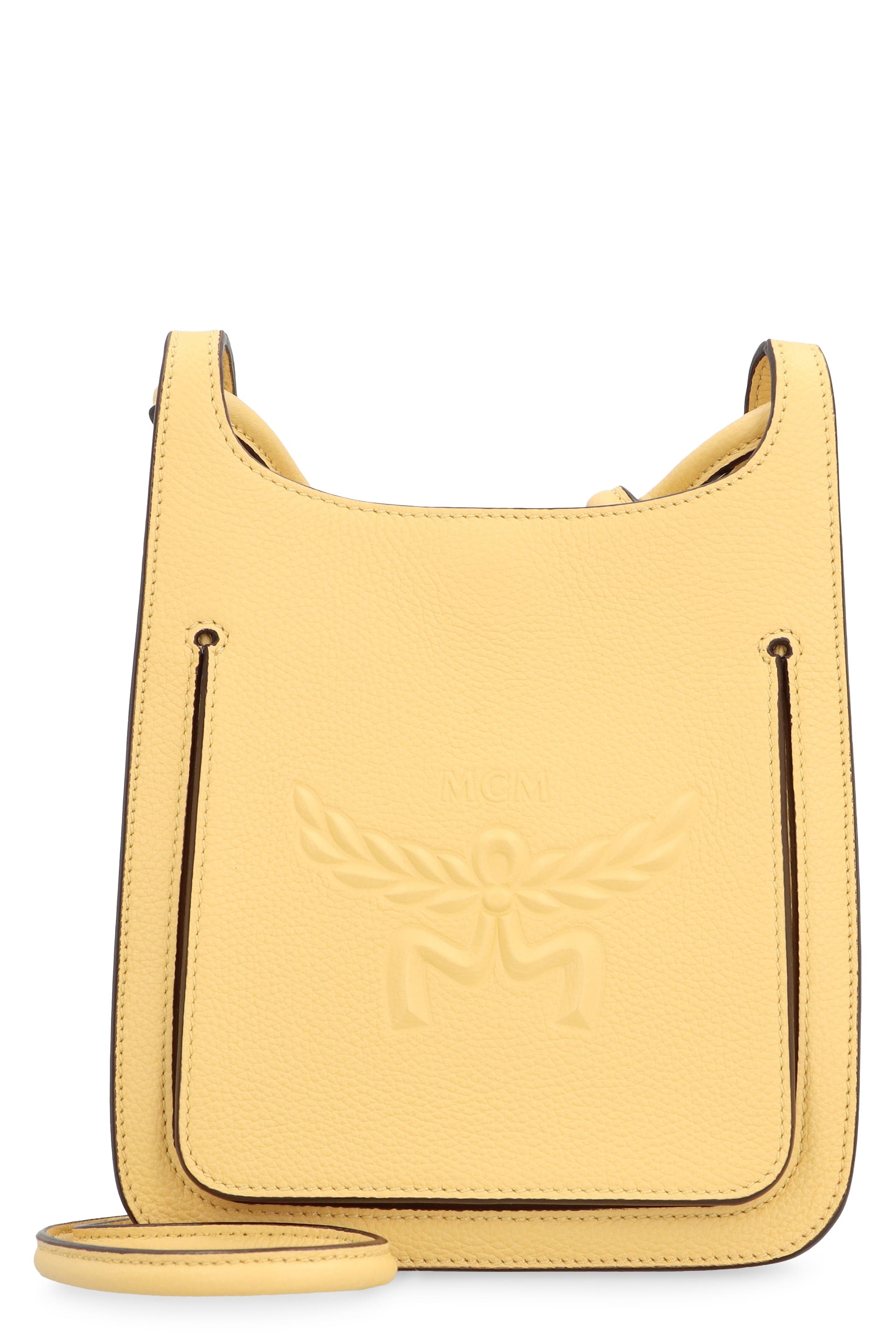 MCM Himmel Mini Leather Hobo Bag | italist