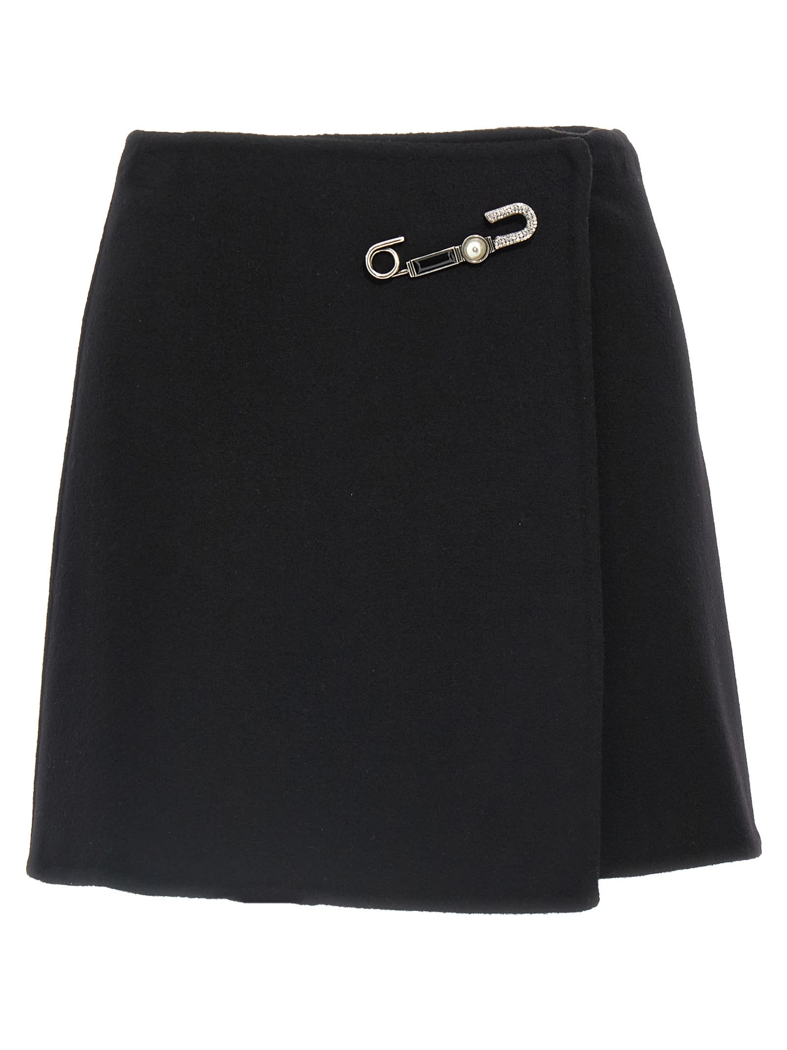 【関税込み】ERMANNO SCERVINO Jewel pin skirt Ermanno Scervino Jewel Pin Skirt | italist