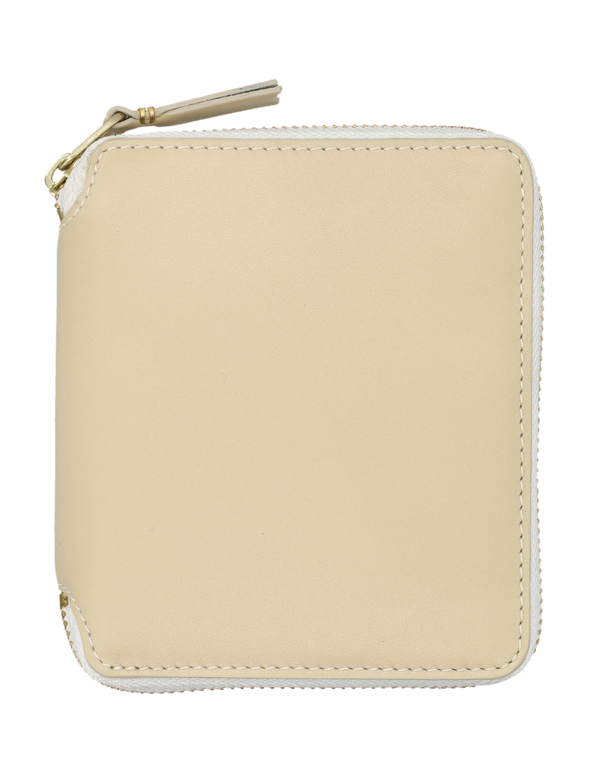 【Comme Des Garcons Wallet】leather vertical wallet (Ivory) Comme des Garçons Wallet Leather Vertical Wallet | italist