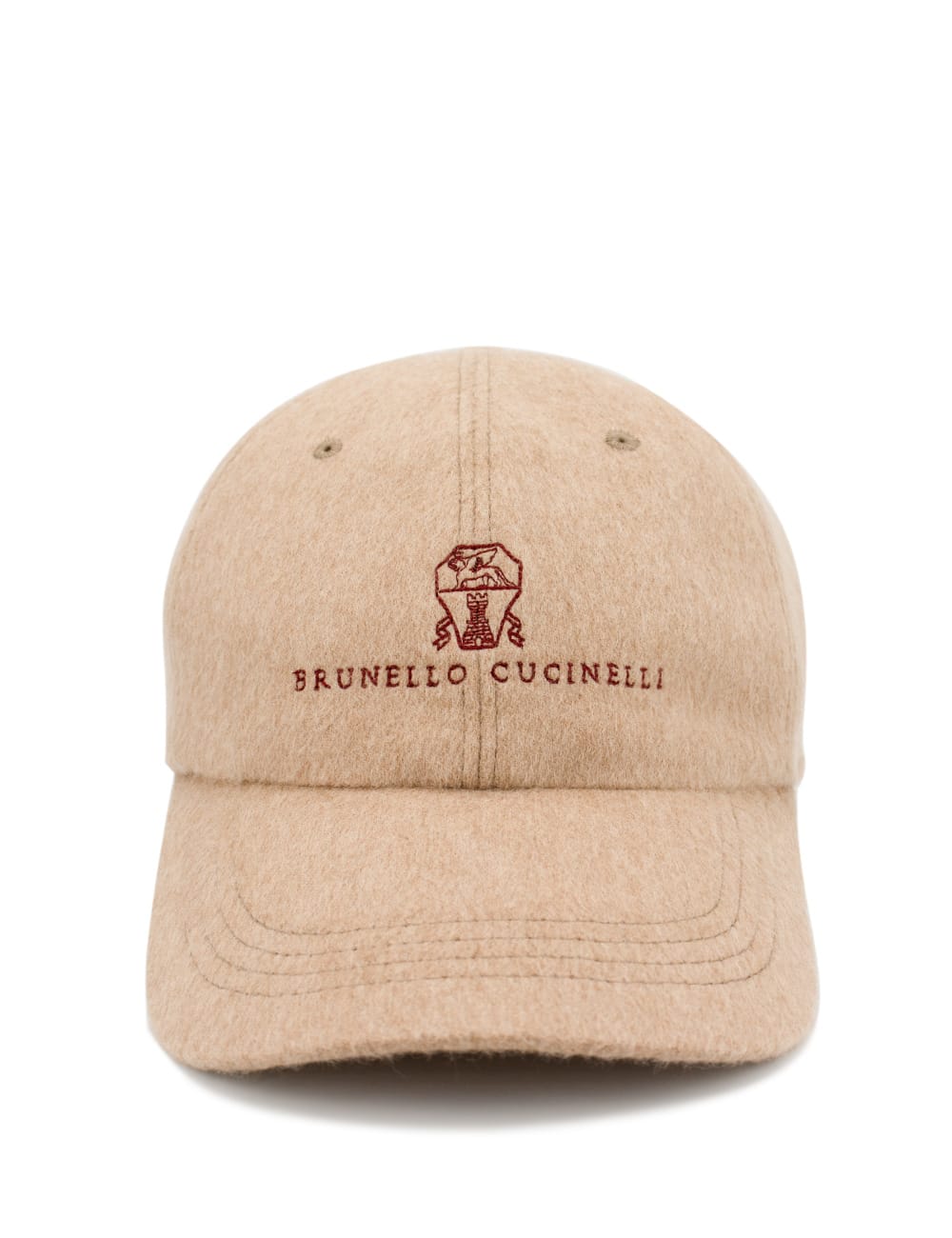 キャップ BRUNELLO CUCINELLI SS25 Hats (MCAP91003 C009) BRUNELLO CUCINELLI Appliquéd waffle-knit wool baseball cap