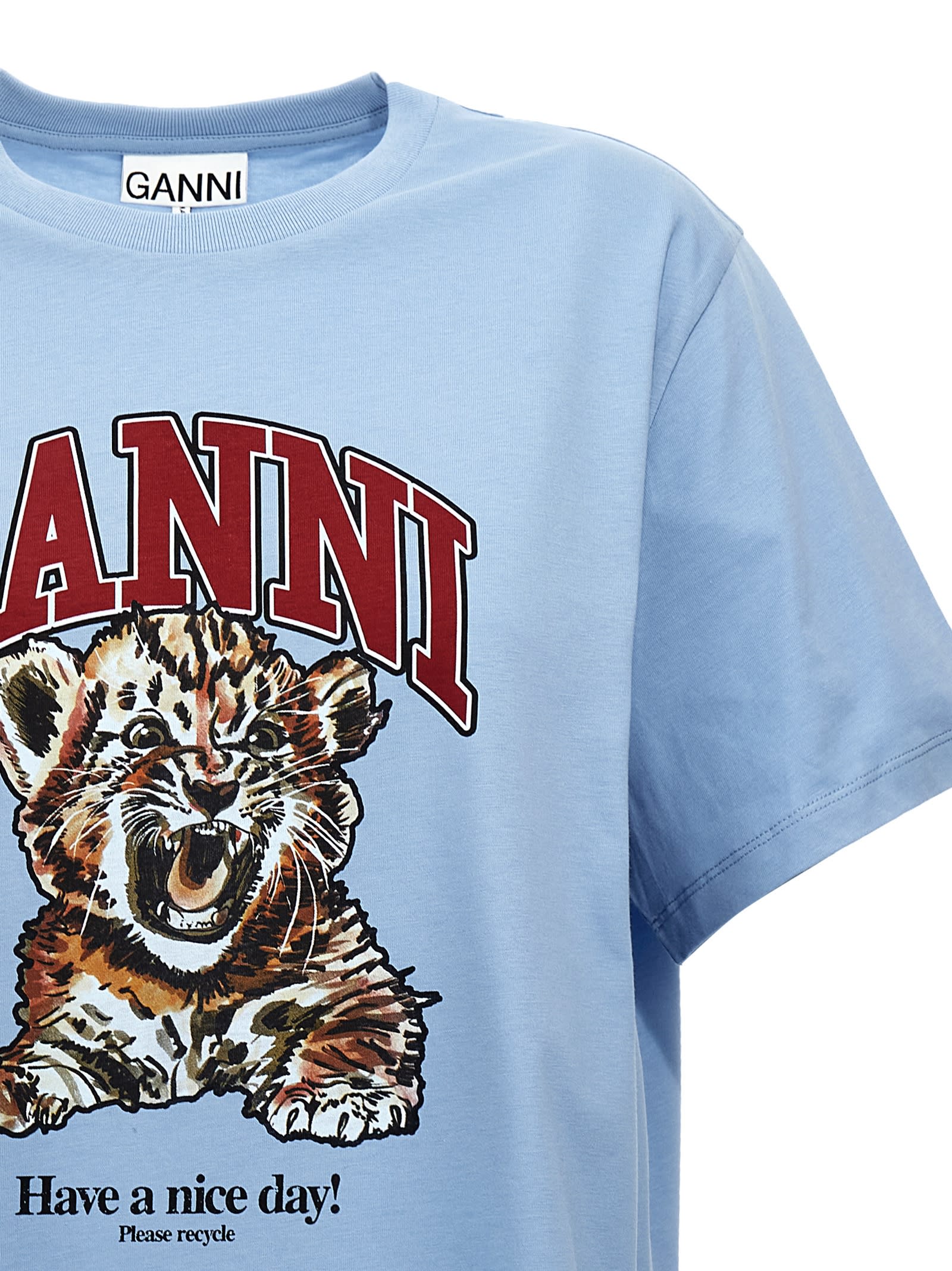 GANNI Tiger Tシャツ 半袖 white - メルカリ