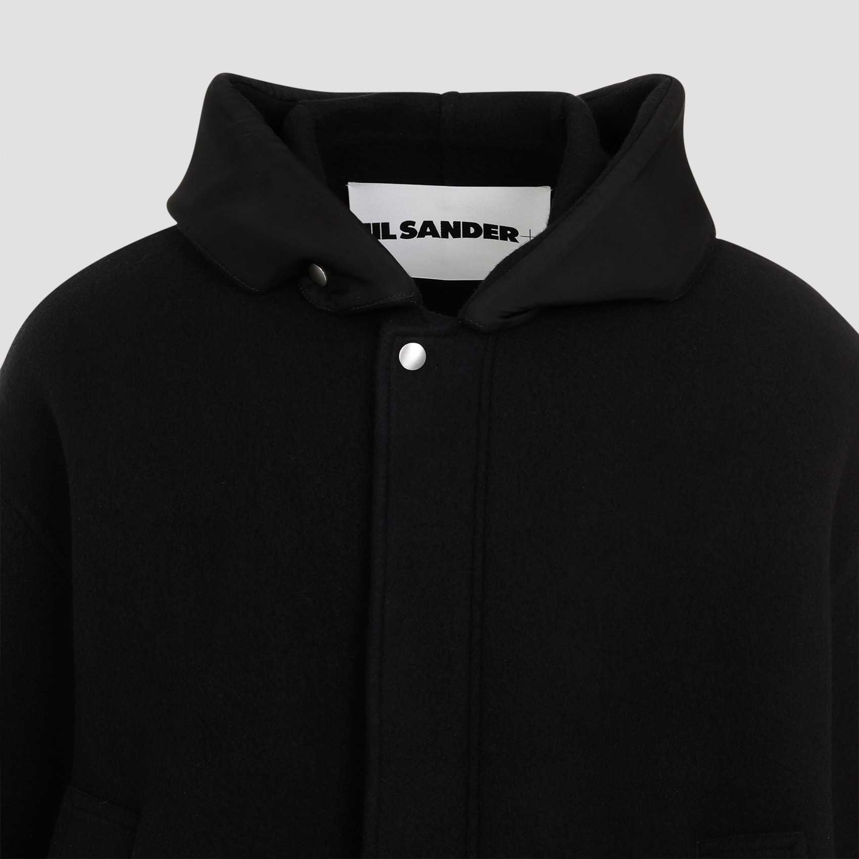 ジルサンダー Jil Sander Virgin Wool Parka Jil Sander Hooded Virgin Wool Parka | White | FARFETCH