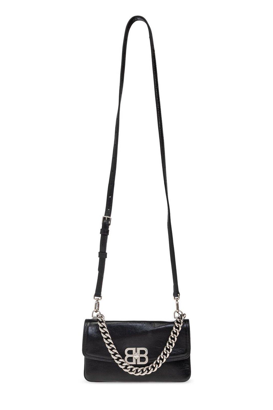 【送料&関税込】Balenciaga Bb Small Soft Flap Shoulder Bag Women's Bb Soft Flap Bag Small in Black | Balenciaga US