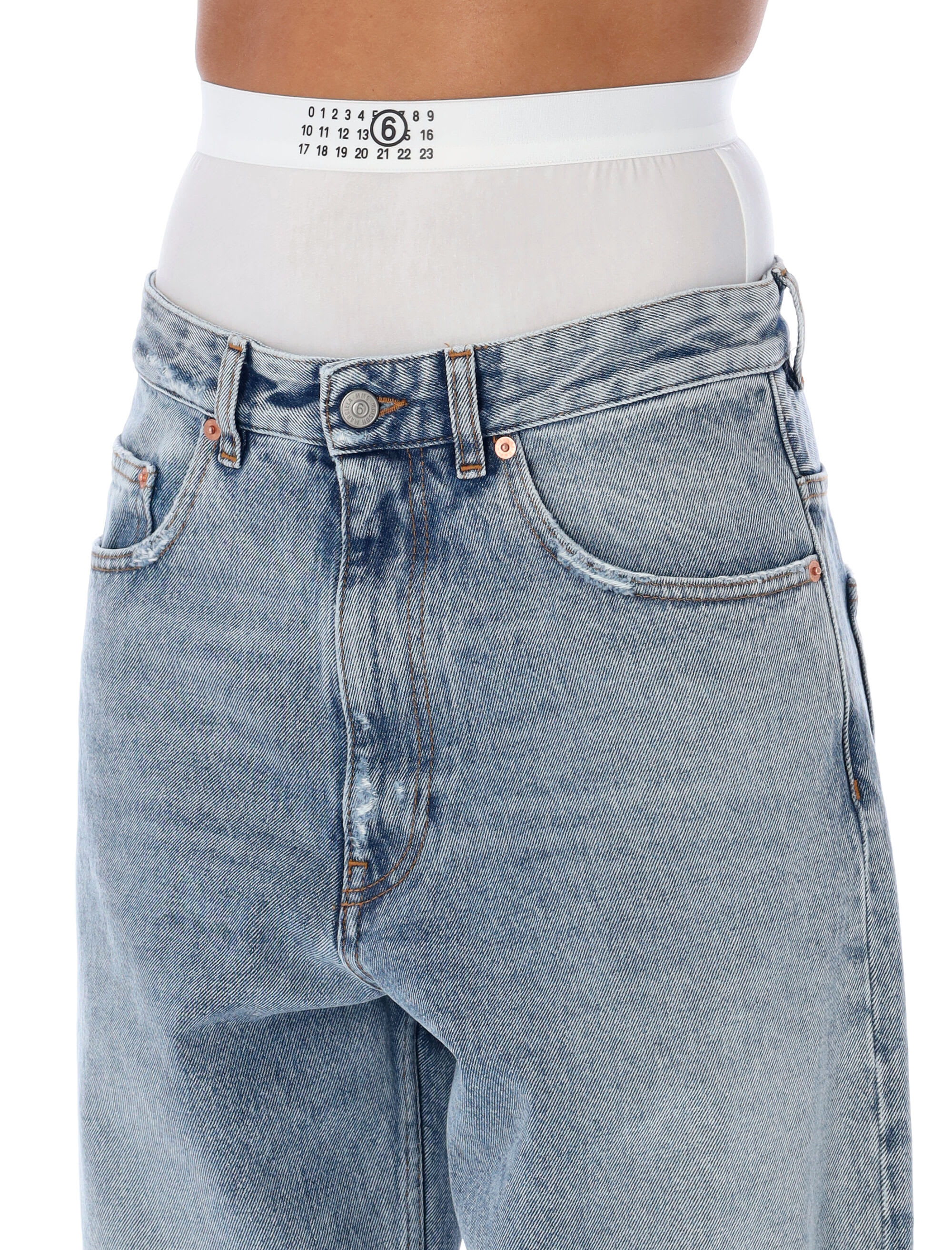 ショーツ Maison Margiela 'Stitching' high waist briefs MAISON MARGIELA Maison Margiela 'Stitching' High Waist