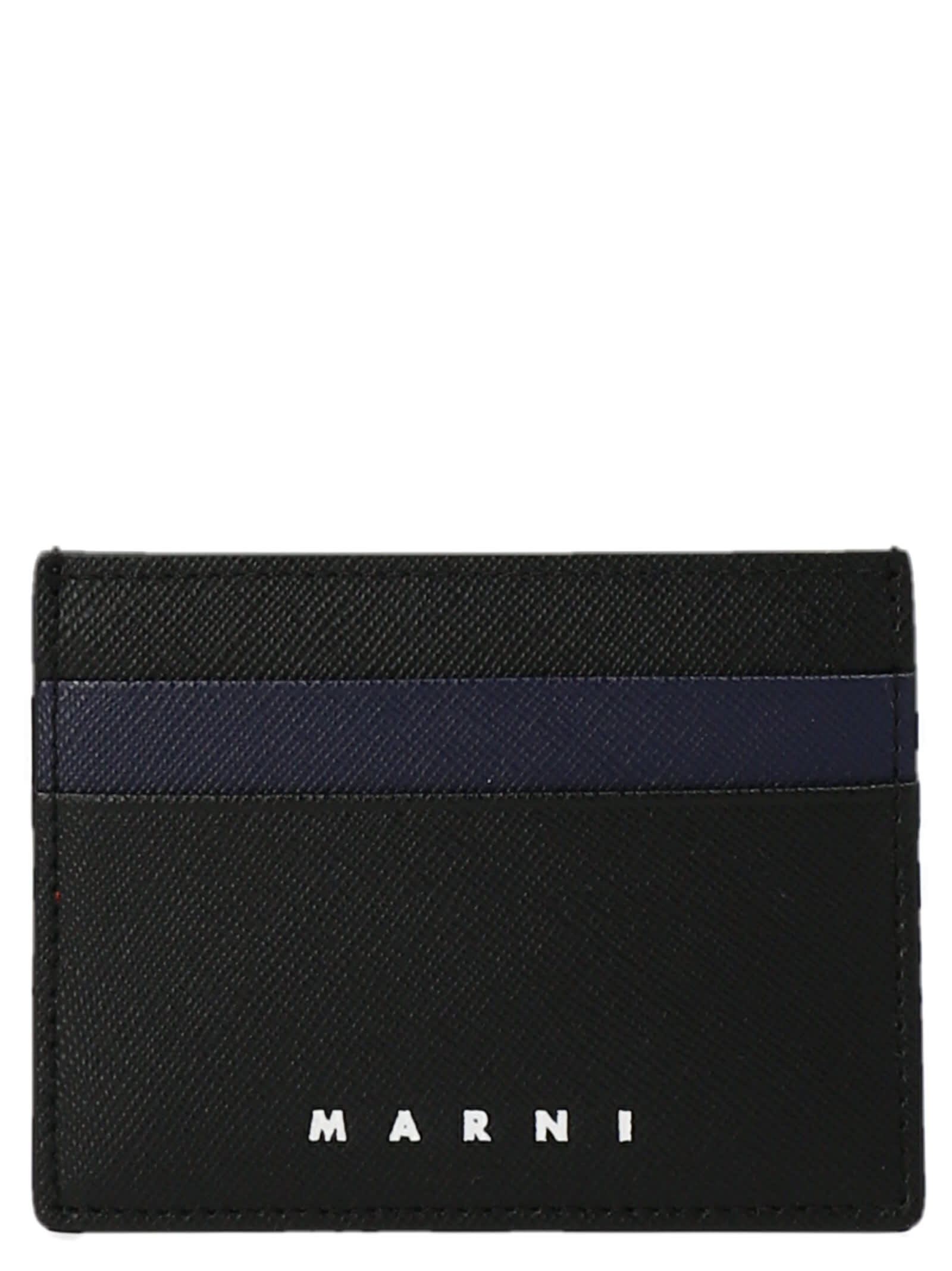 【MARNI】Logo Leather Card Holder Marni Logo Card Holder | italist