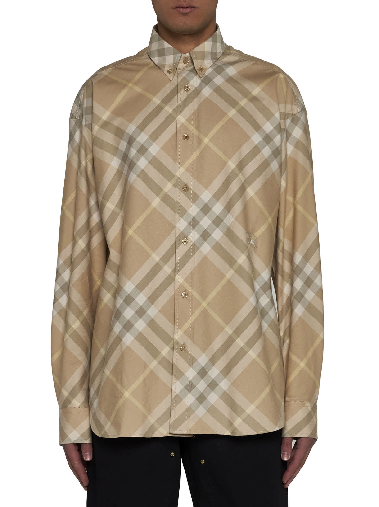 Tシャツ・カットソー Burberry SS24 Printed twill shirt (8082194 B8686) Burberry Printed Twill Shirt | italist