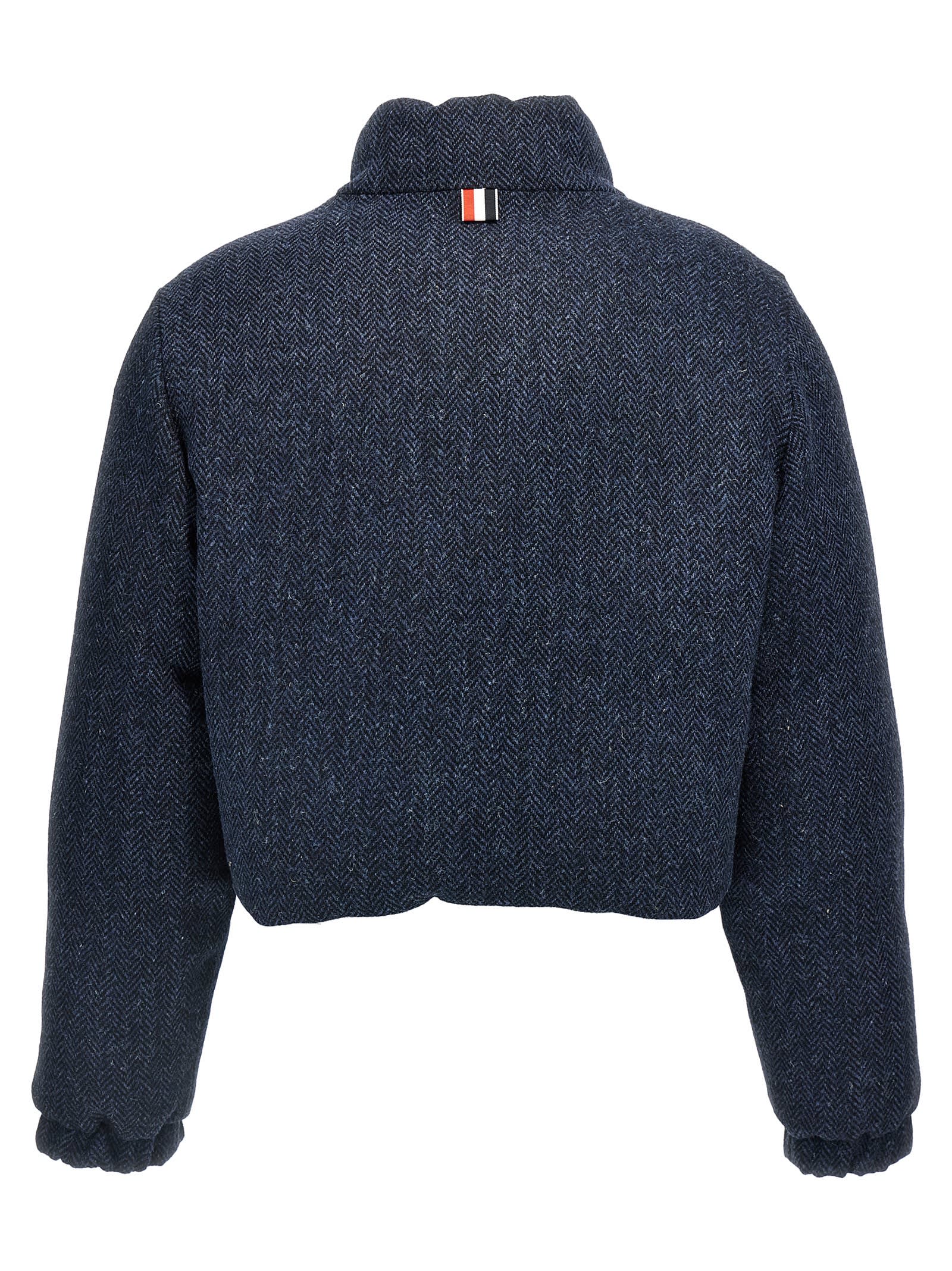 アウターその他 THOME 'Herringbone Harris Tweed' reversible down jacket f61e092090d0ac3c694c59bf5120a5