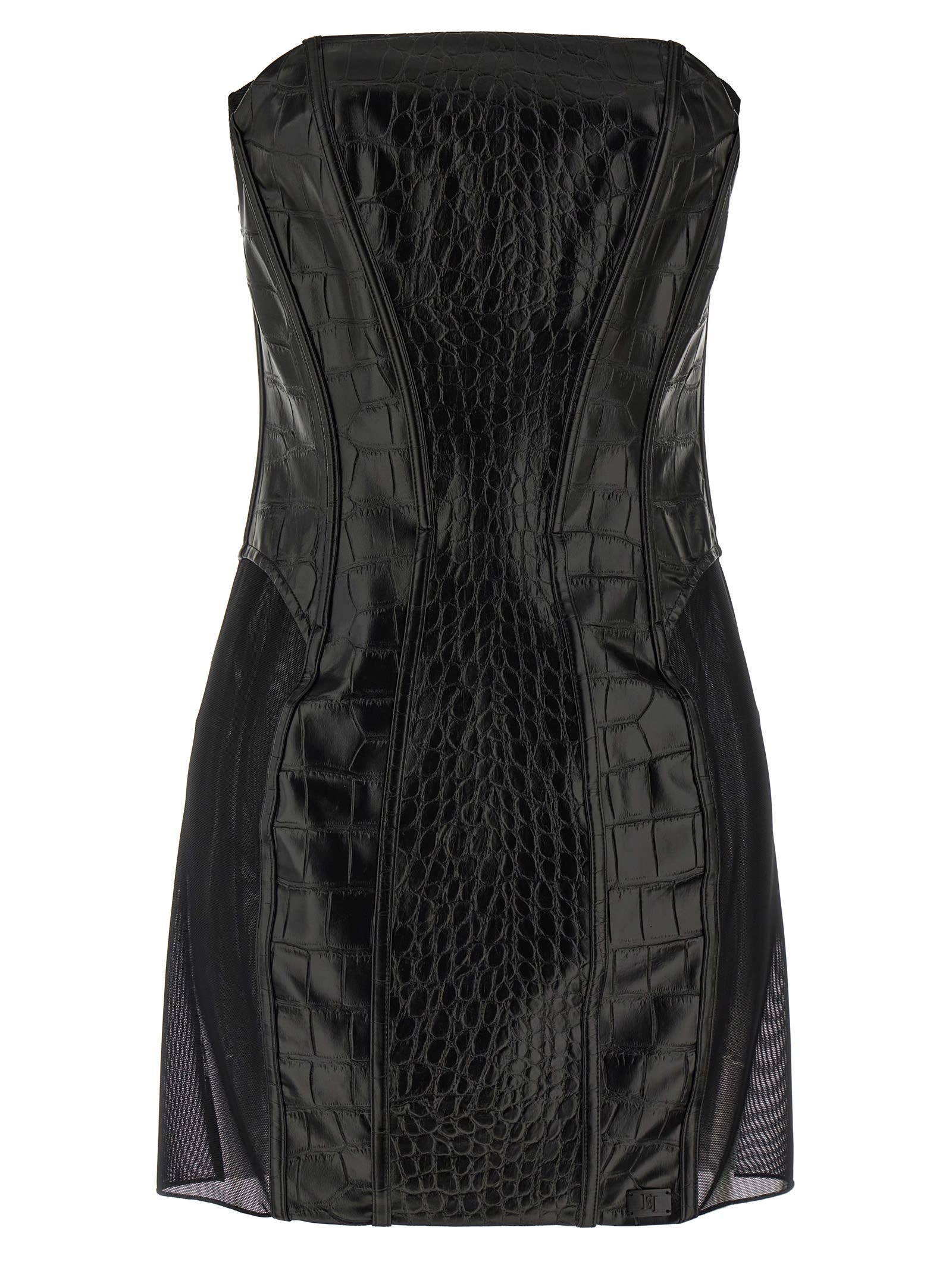 ワンピース ELISABETTA FRANCHI Coconut texture dress (AB81456E2 110) Elisabetta Franchi Coconut Texture Dress | italist