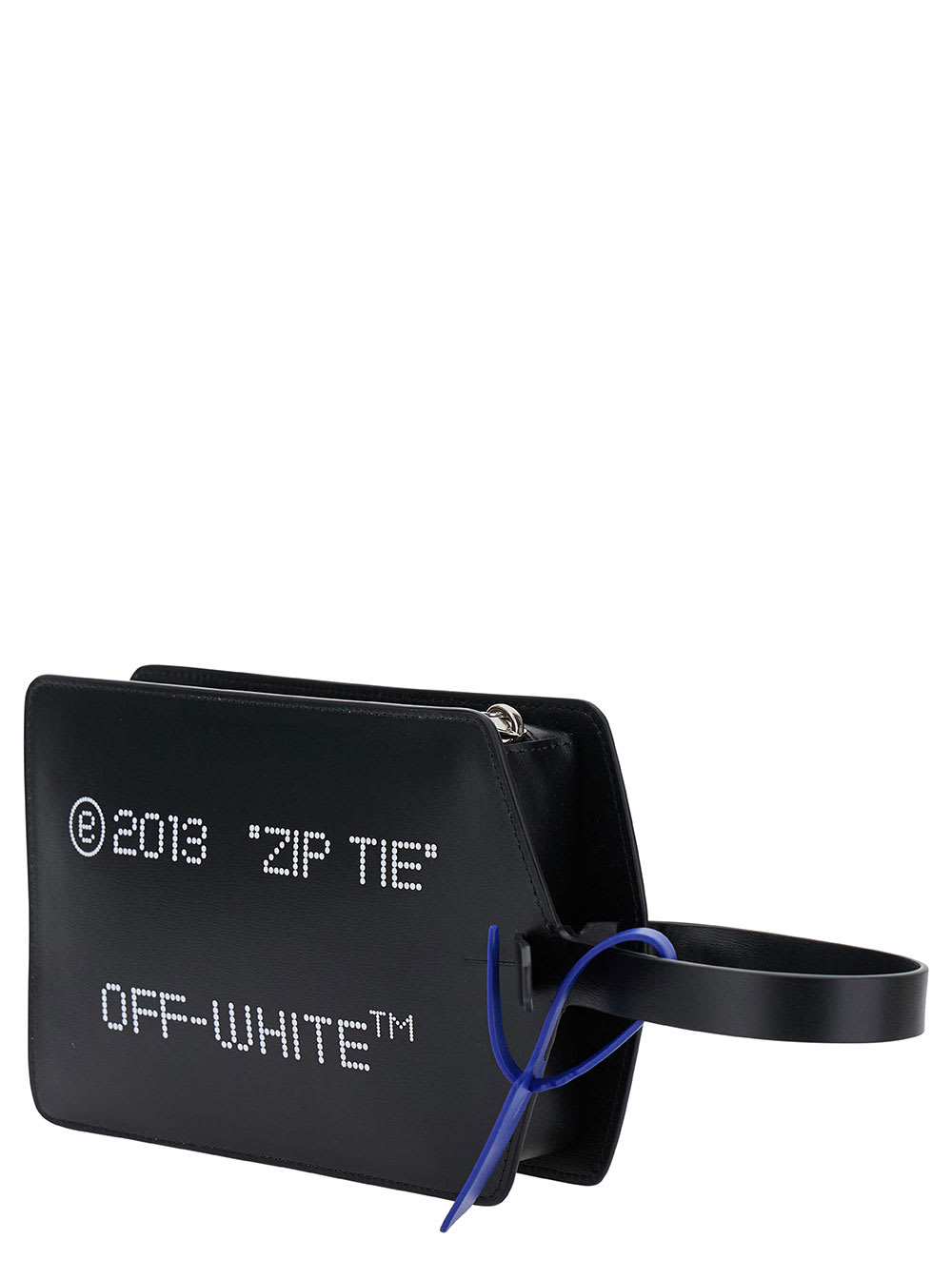 Off-White Zip Tie Medium Clutch | italist