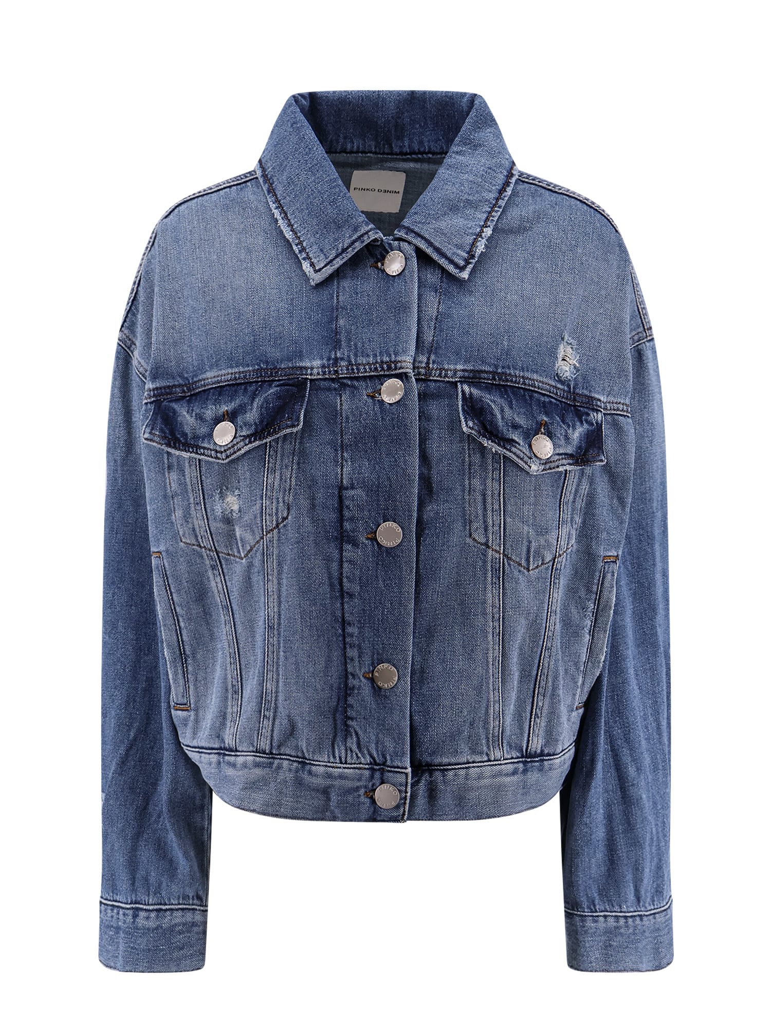 ジャケット PINKO 104644A2E1PJF Jackets Denim jacket with small pockets PINKO → Shop Online