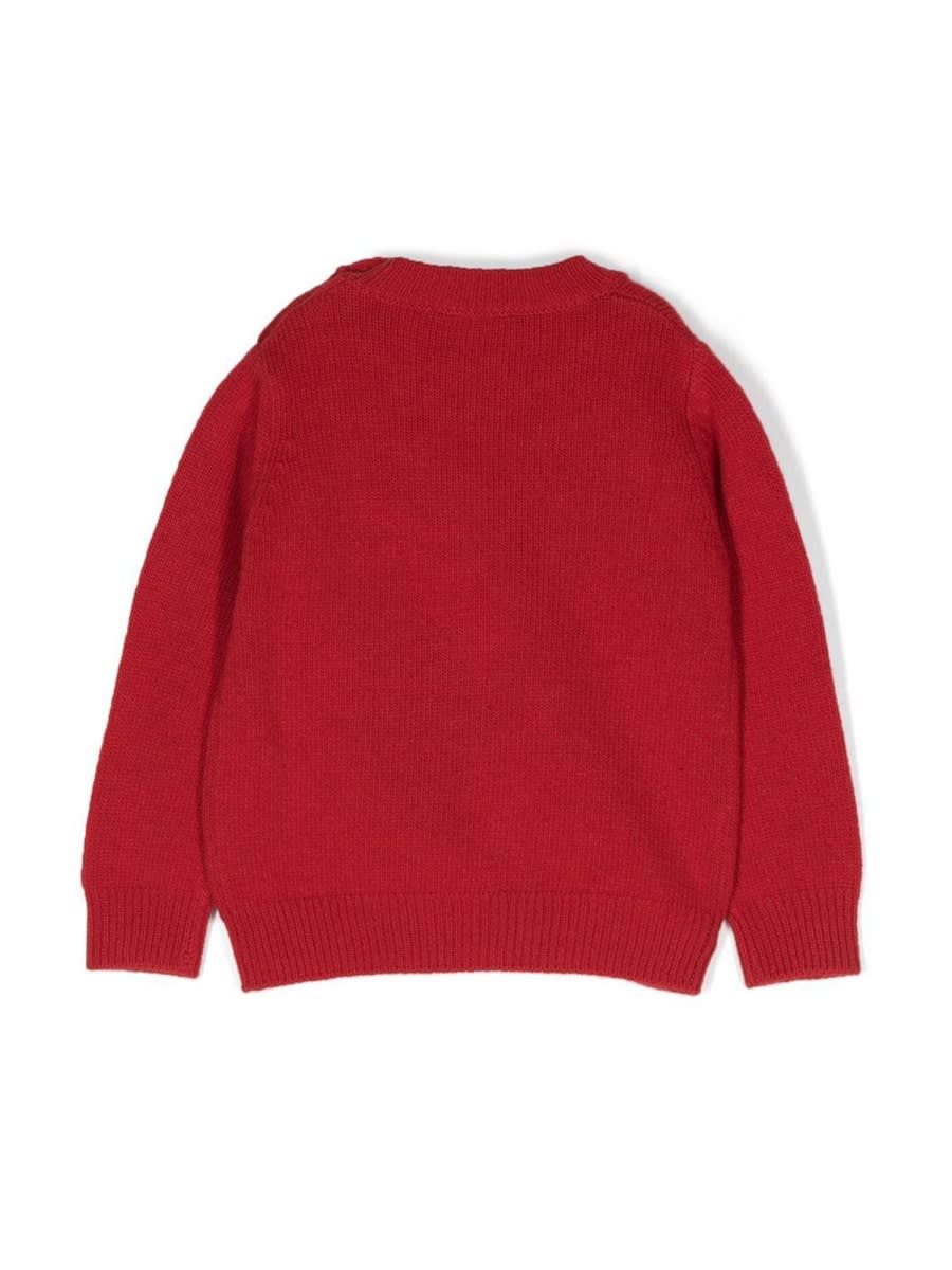 キッズ用トップス IL GUFO TEDDY BEAR CREW NECK PULLOVER (A22MA410EM220K_9349) Il Gufo Teddy Bear Crew Neck Pullover | italist