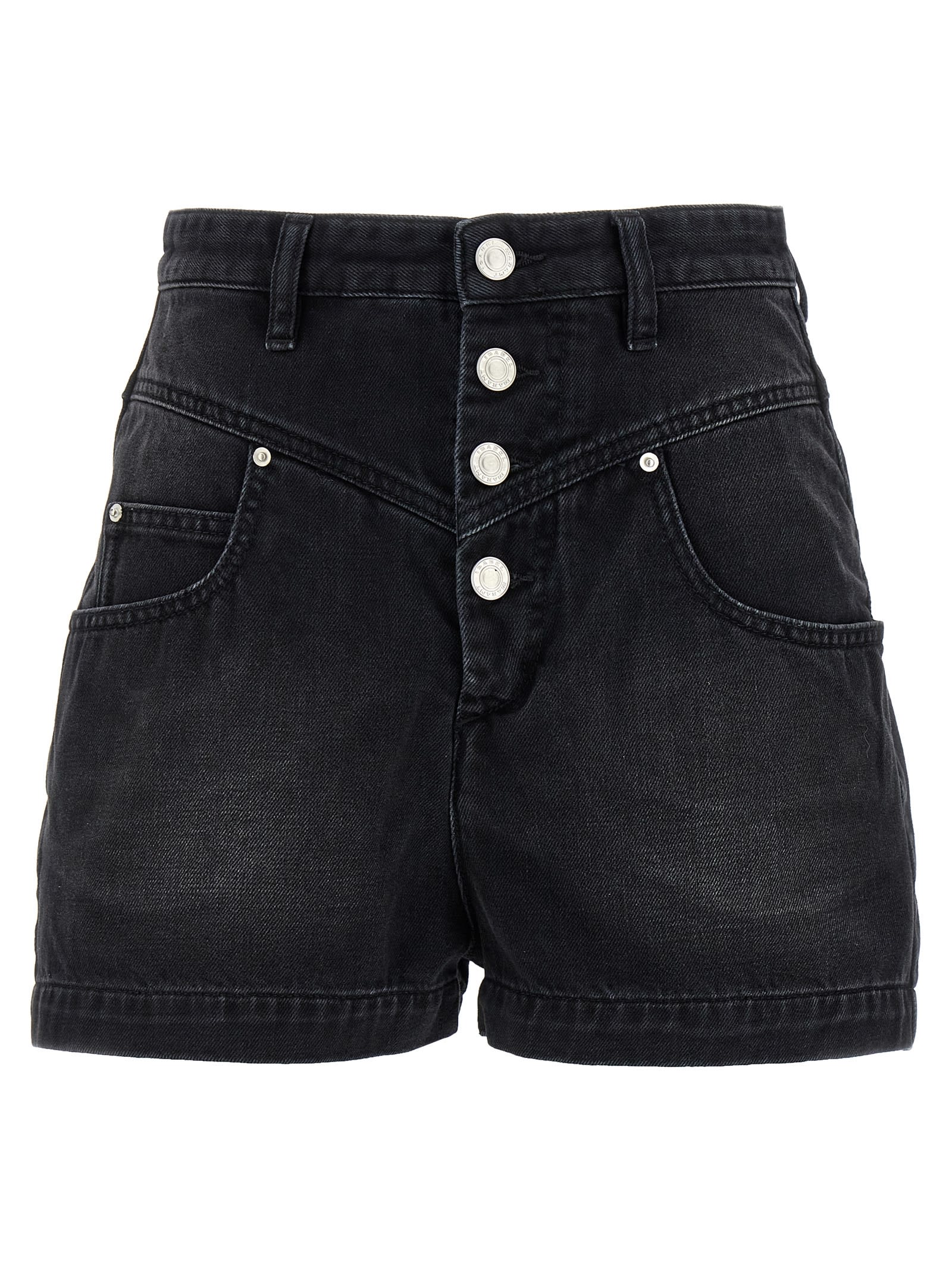 【送料&関税込】Isabel Marant jovany Black Denim Shorts Isabel Marant 'jovany' Black Denim Shorts | italist, ALWAYS