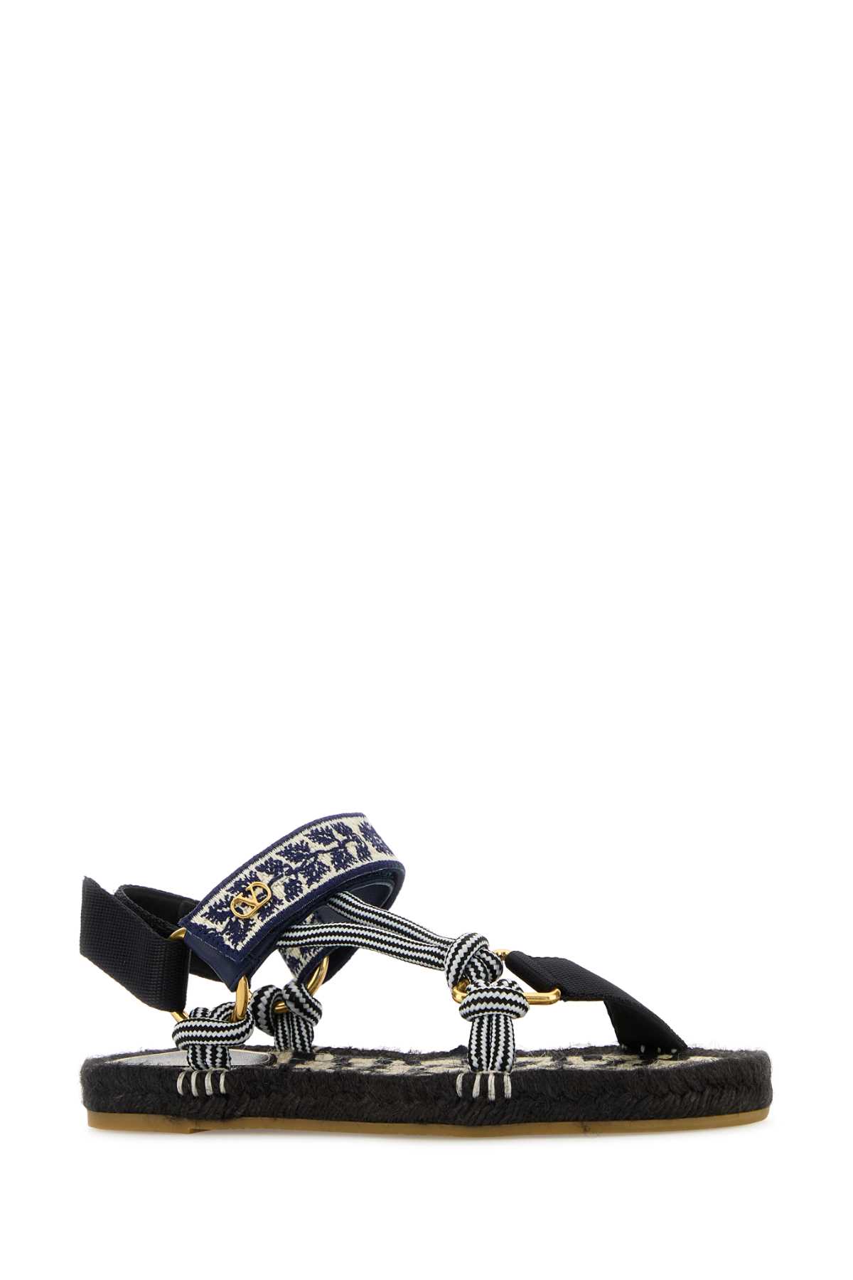 【関税＆送料込み】Valentino Garavani Sandali In Pelle Con Sandali 1967 in pelle con cristalli in Argento - Valentino