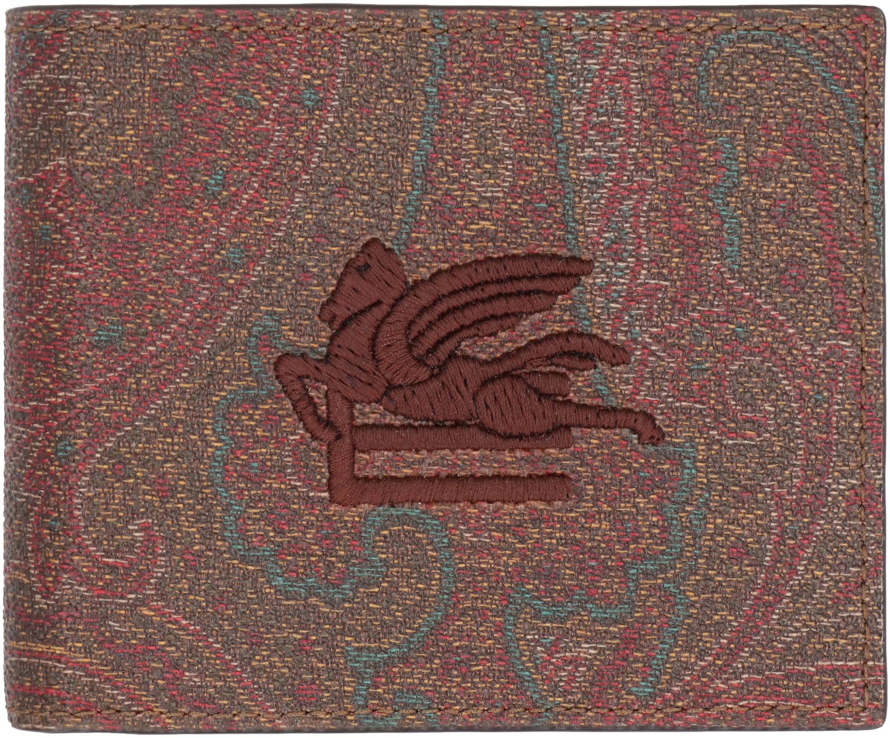 【関税&送料込】Etro Paisley Print Wallet ETRO paisley-print Embroidered Pouch | Red | FARFETCH